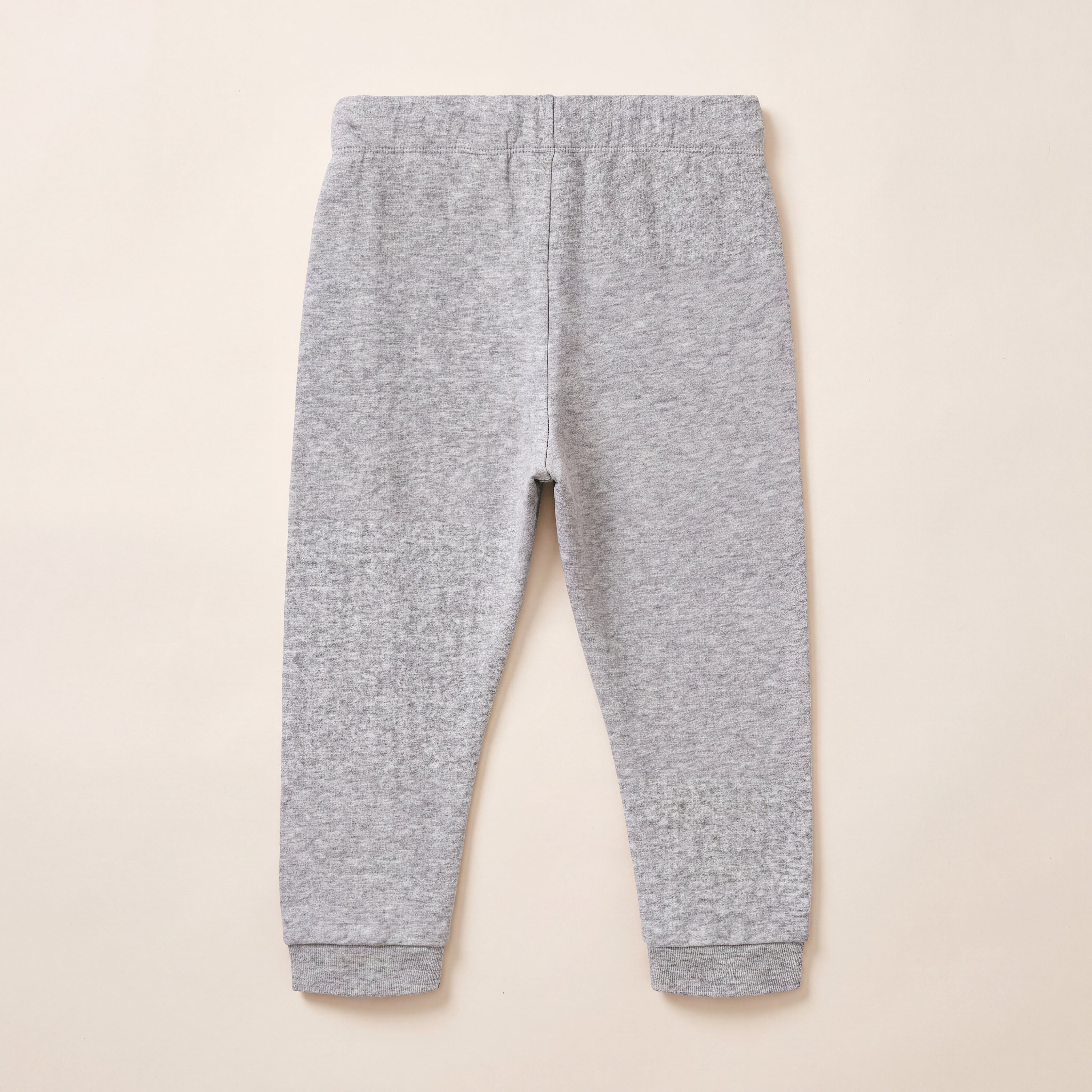 Jogginghose – Packshot Baby Rücken (heather-grau)