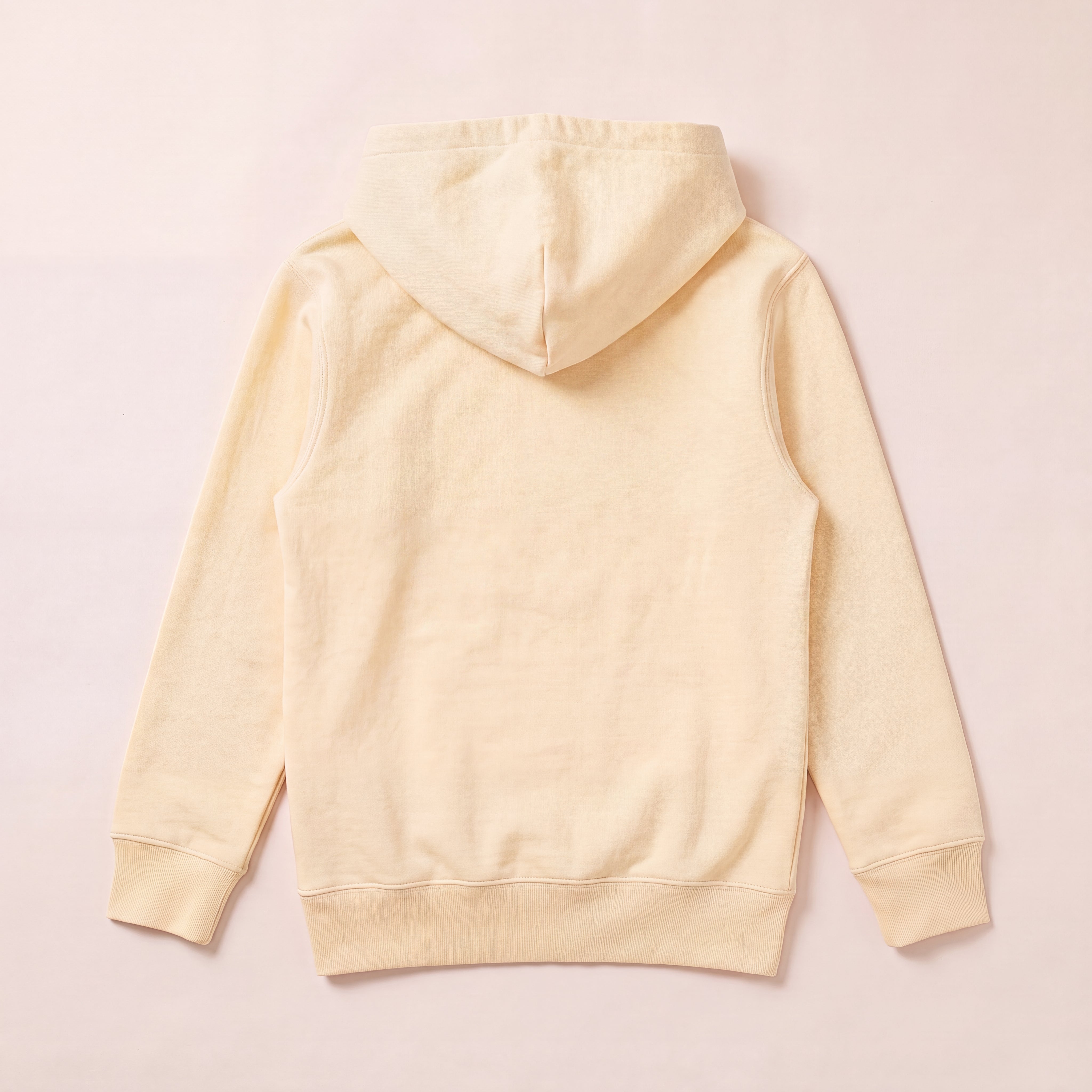 Blank – Hoodie – Rücken (butter)