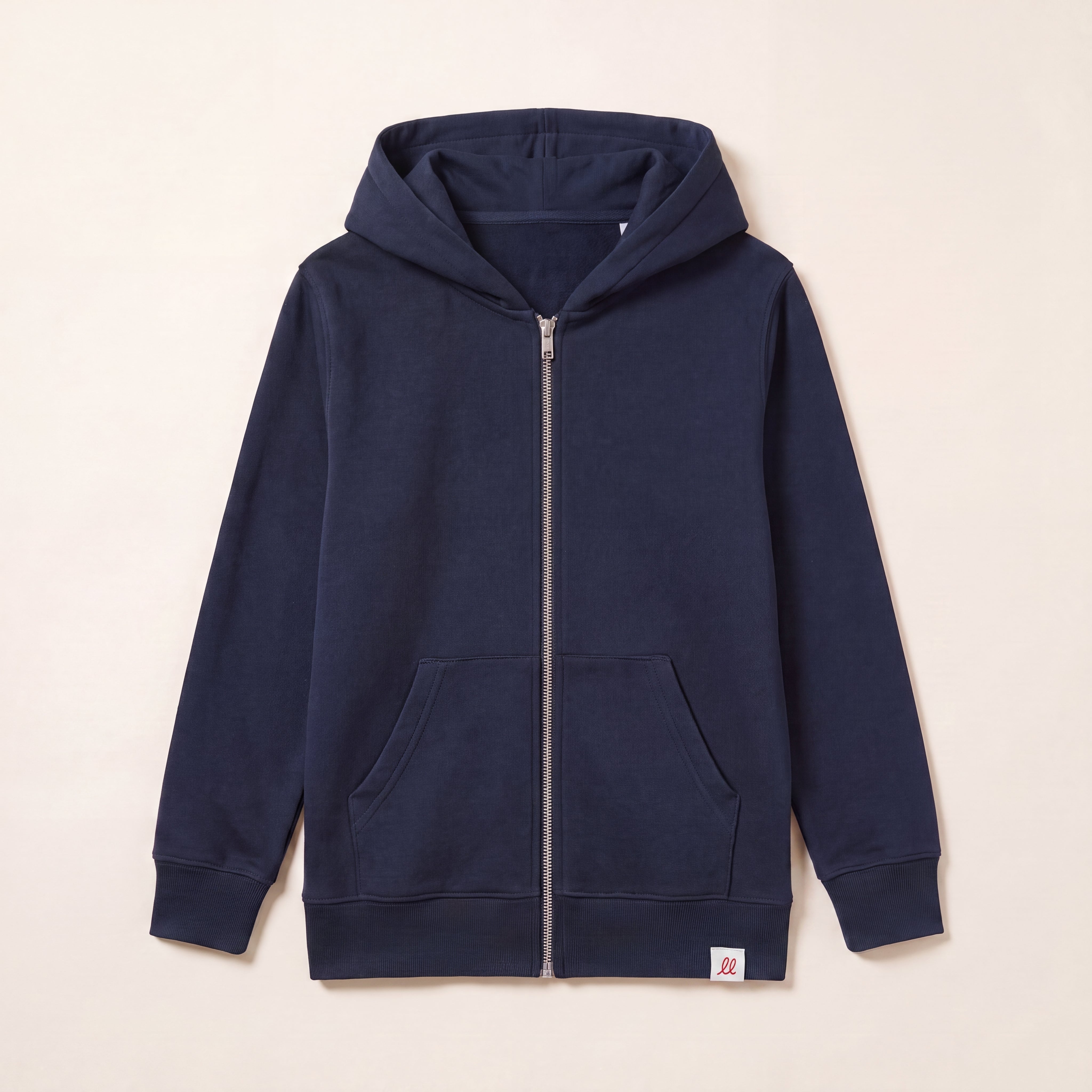 Blank – Zip-Hoodie – Navy