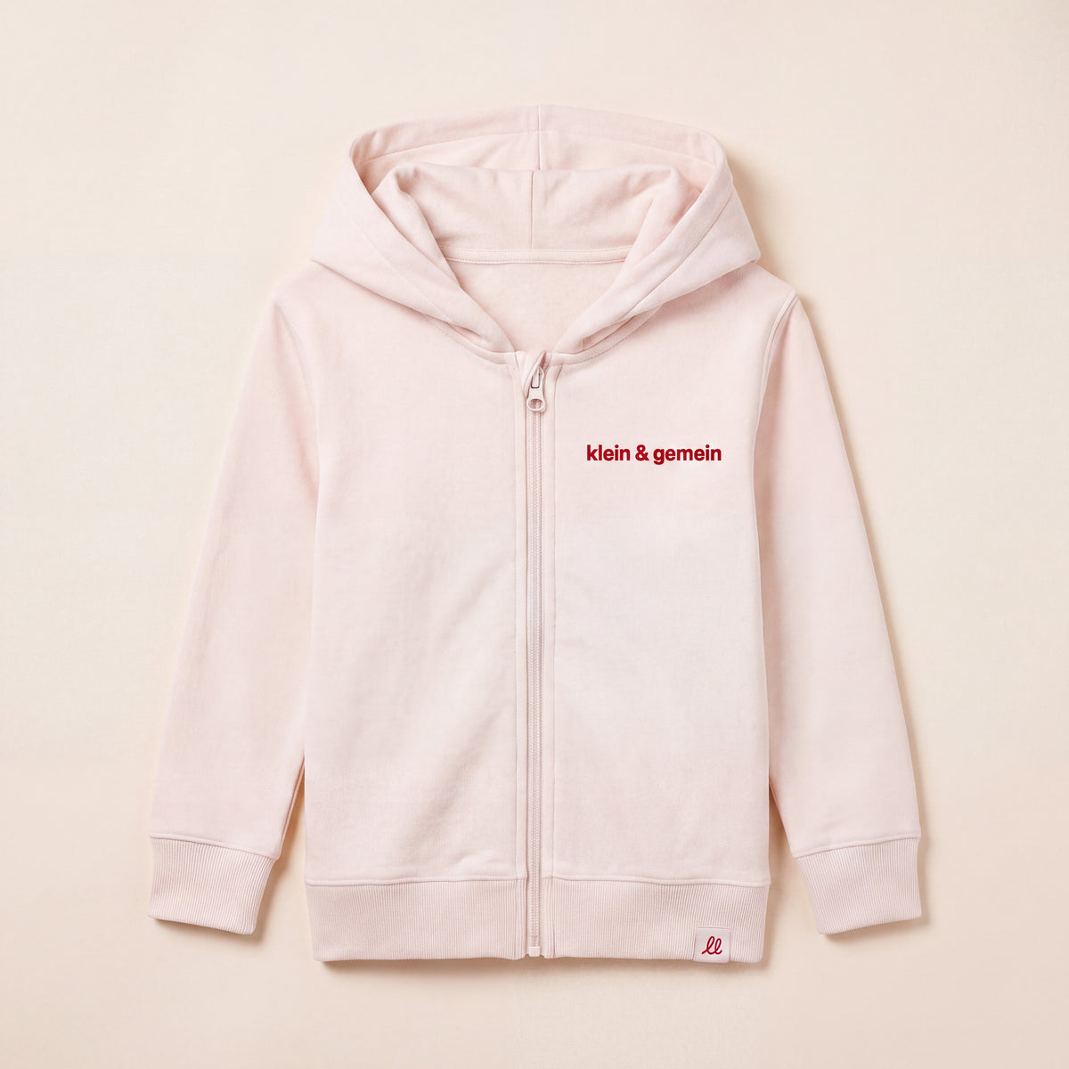 Klein & Gemein – Zip-Hoodie – Packshot Front (C054/BABY)