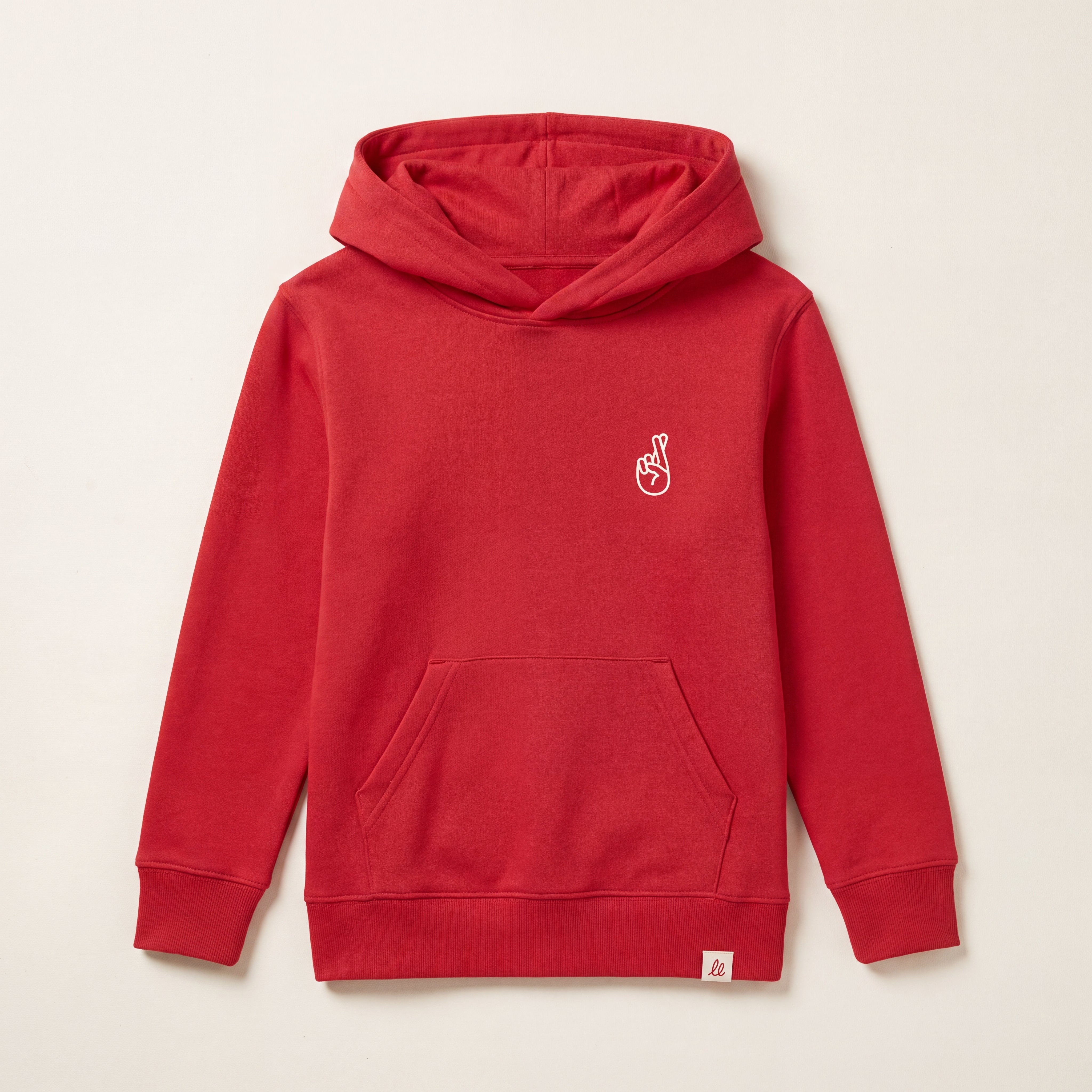 Local Troublemaker – Hoodie – Packshot Front (rot)