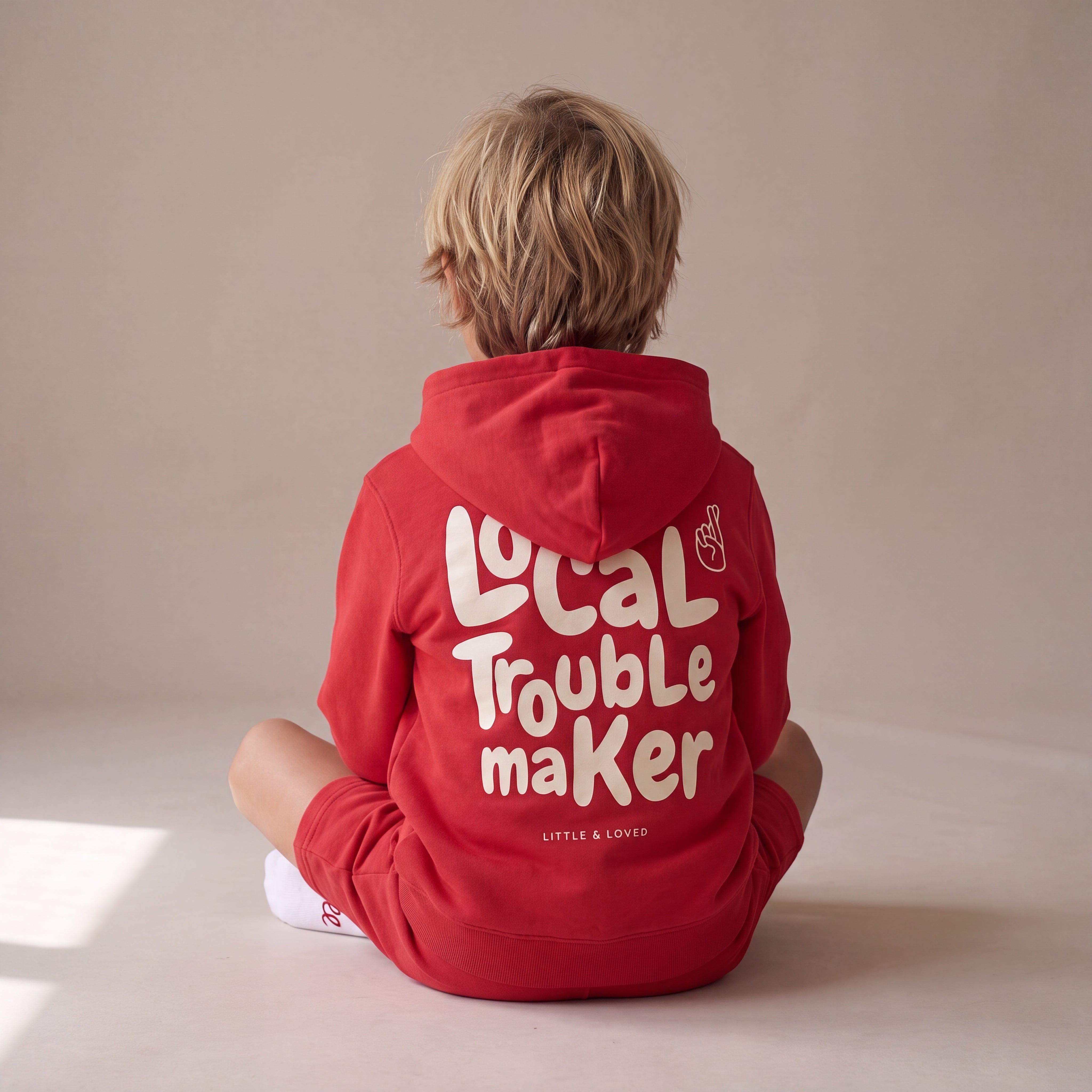 Local Troublemaker – Hoodie – getragen (Kind)