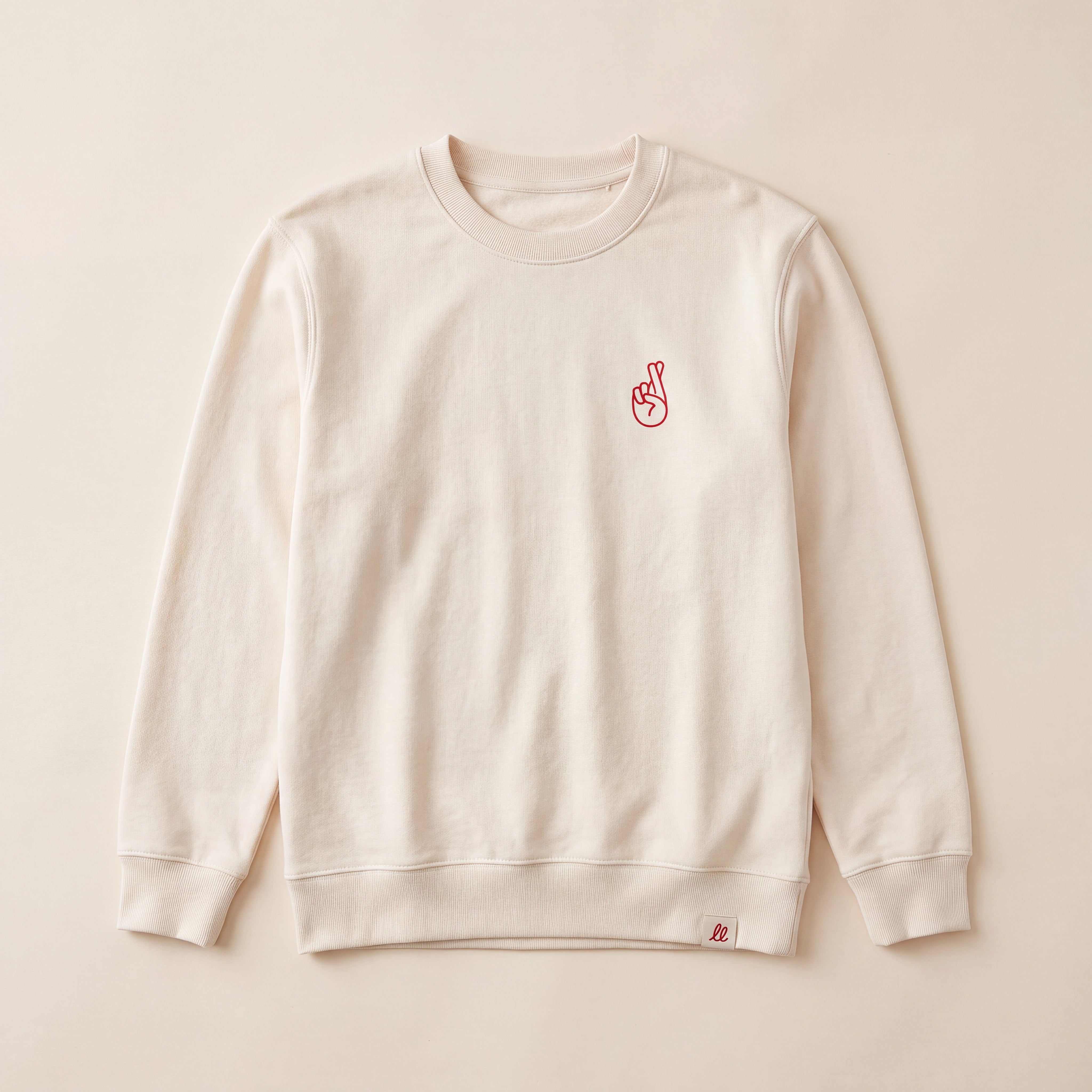 Local Troublemaker – Sweatshirt – Packshot Front (off-white)