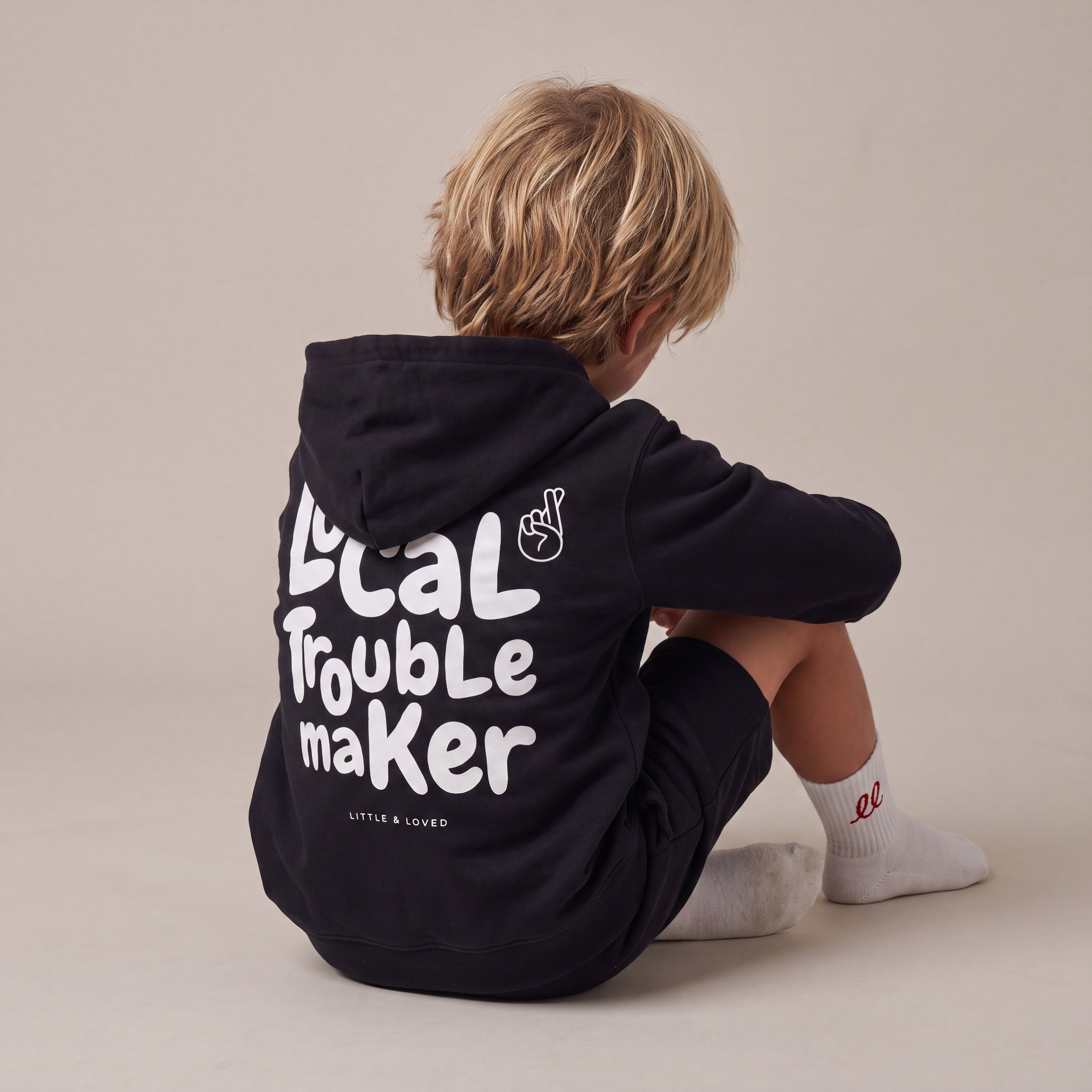 Local Troublemaker – Zip-Hoodie – getragen (Kind)