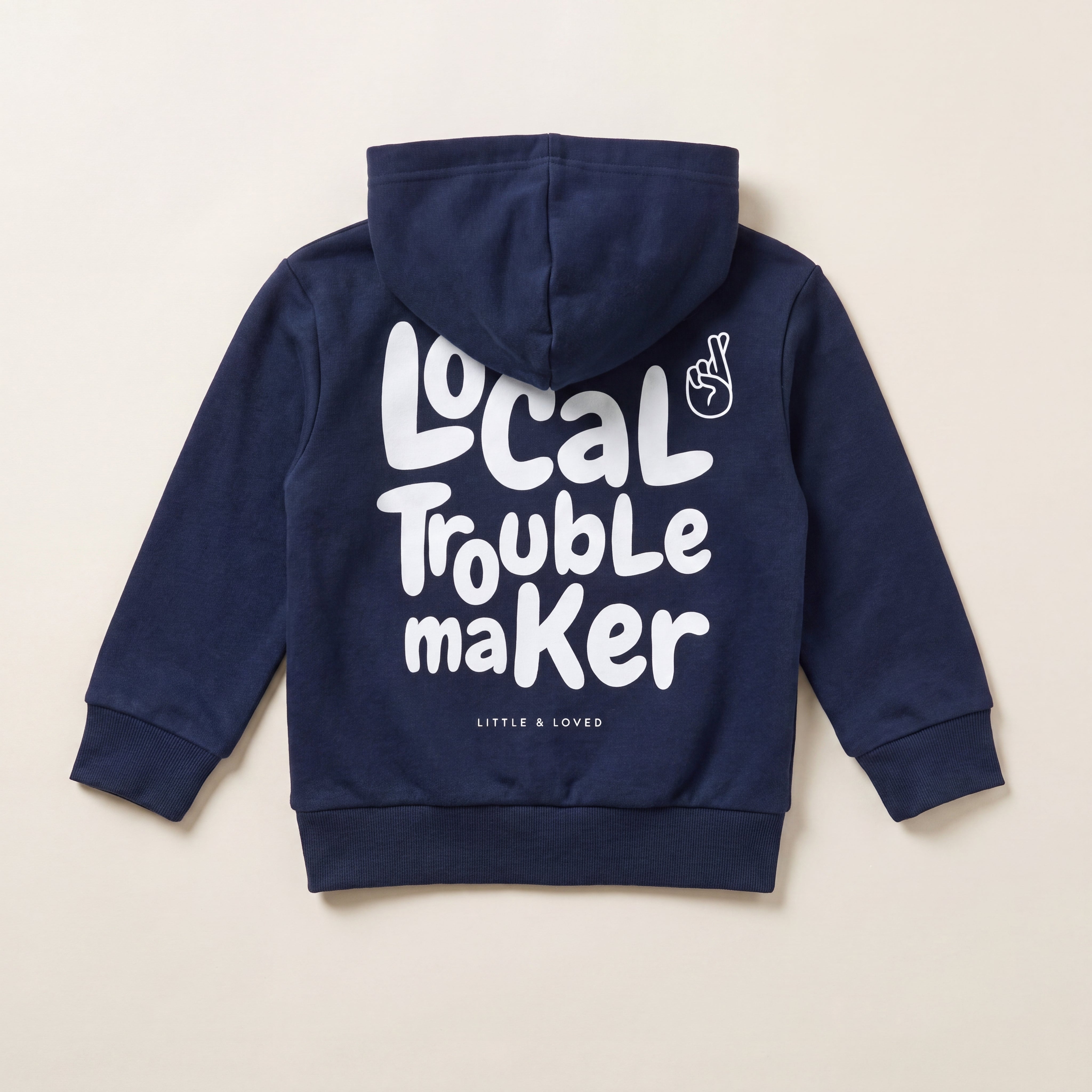 Local Troublemaker – Zip-Hoodie – Navy