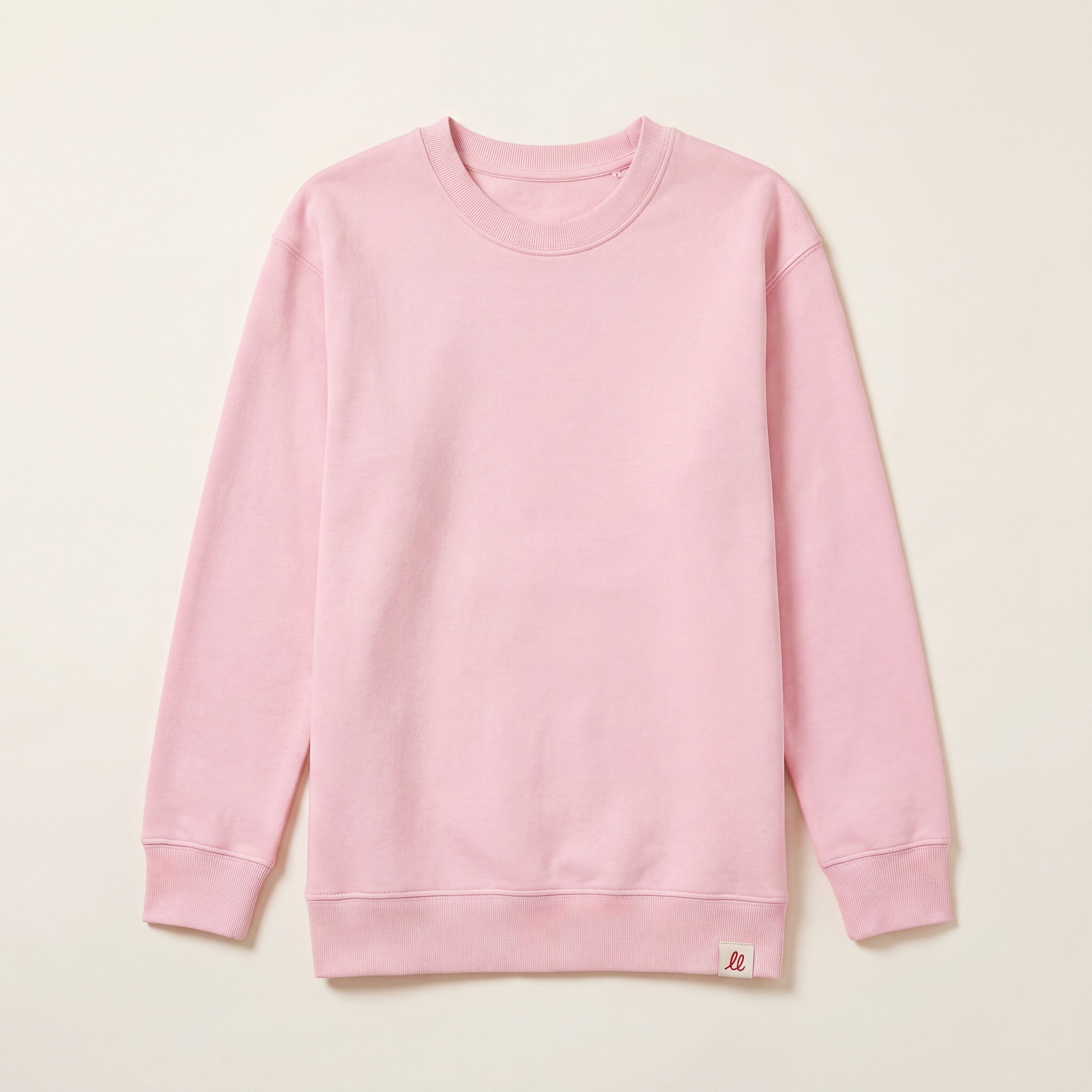 RULES? NAH. I'M LITTLE & LOVED. – Sweatshirt – Packshot Front (pink)