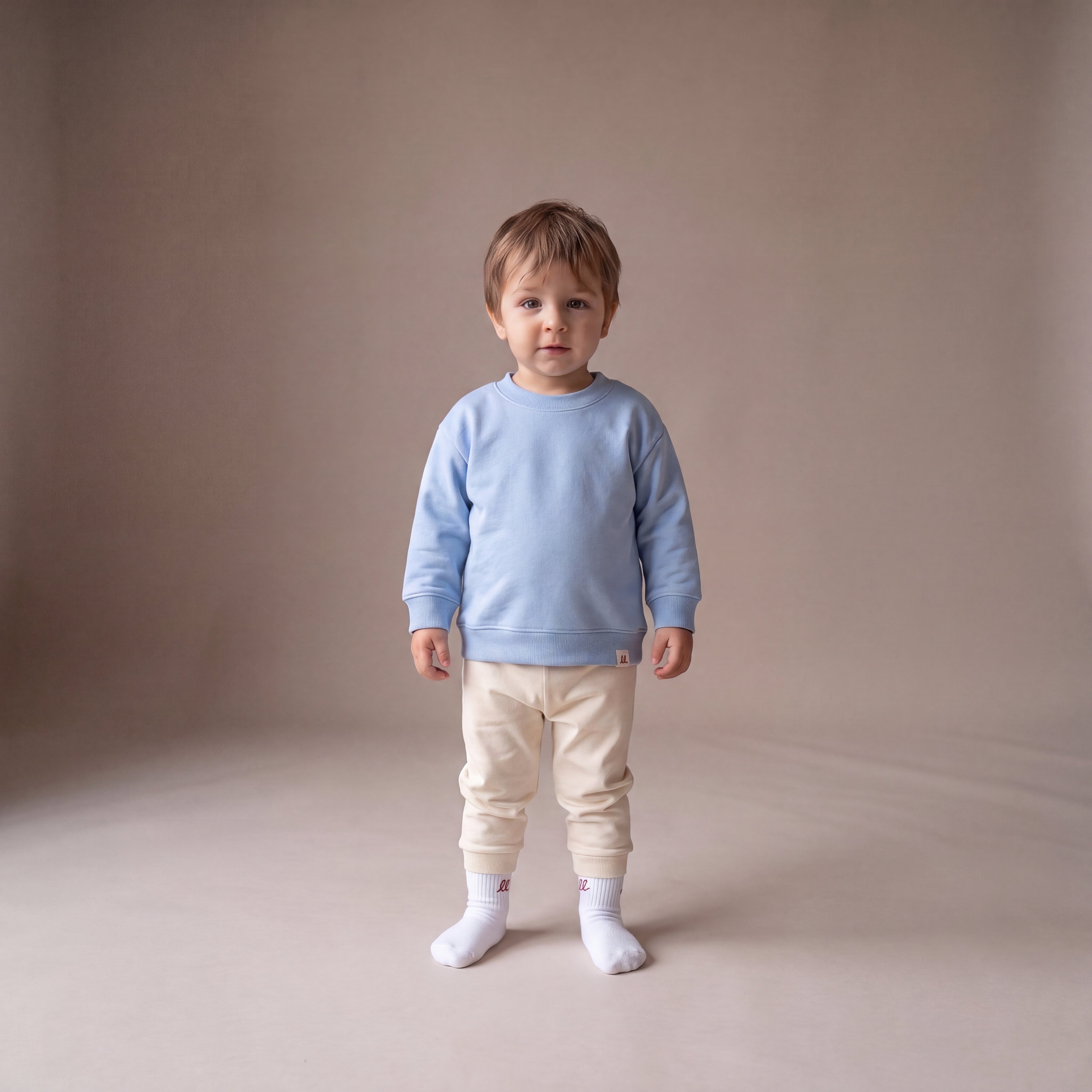 RULES? NAH. I'M LITTLE & LOVED. – Sweatshirt – getragen (Baby)