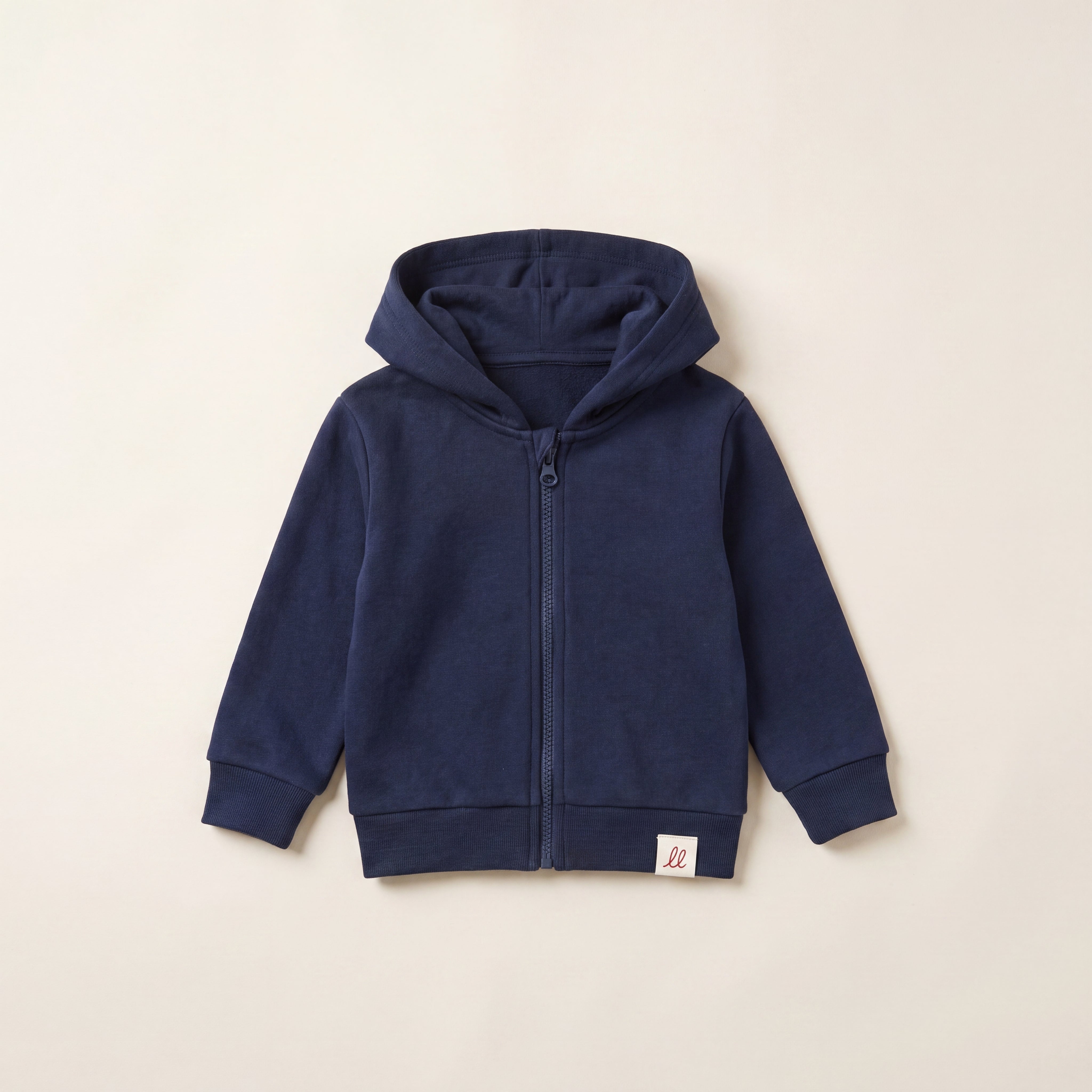 RULES? NAH. I'M LITTLE & LOVED. – Zip-Hoodie – Navy