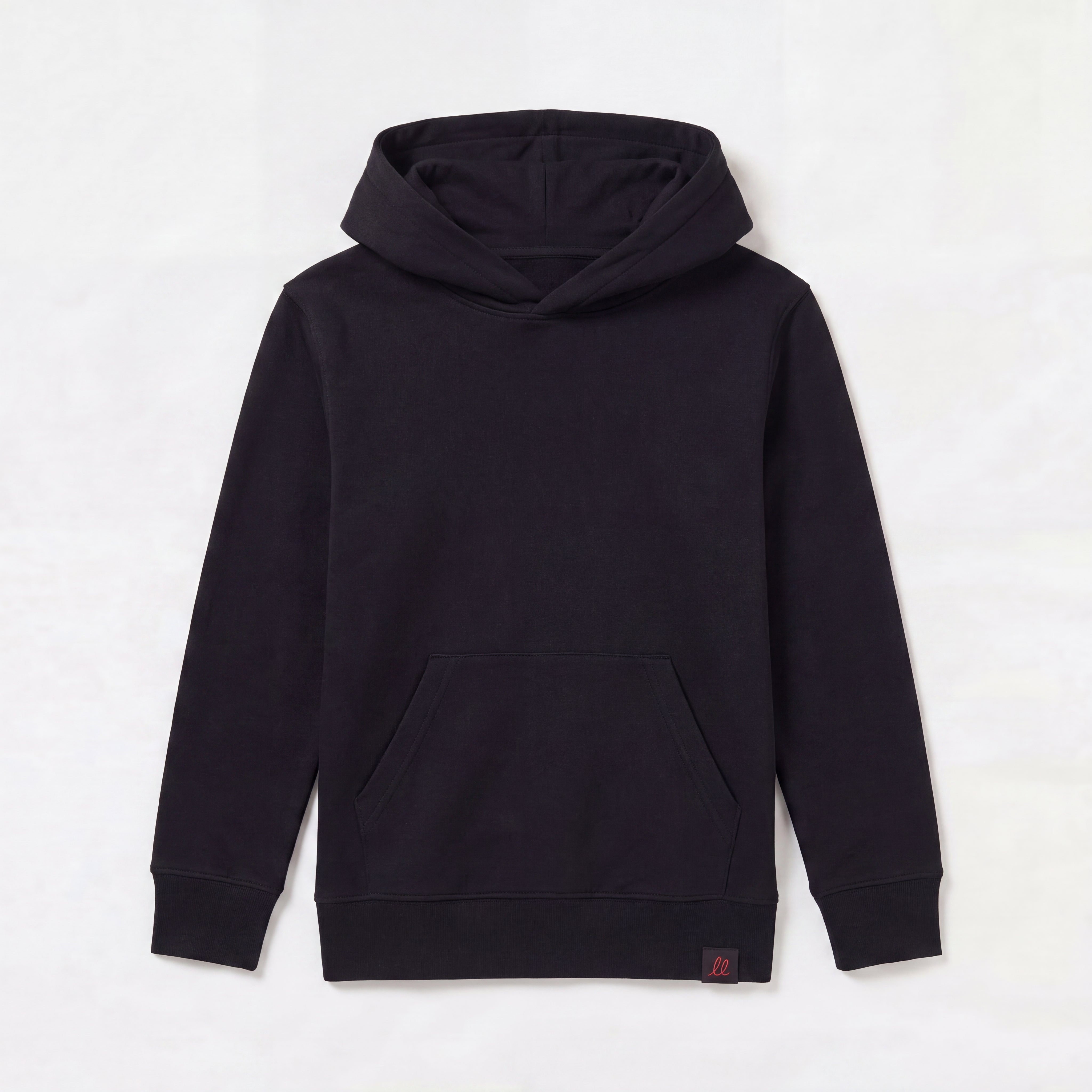 Keine Angst vor nix – Hoodie – Packshot Front (schwarz)