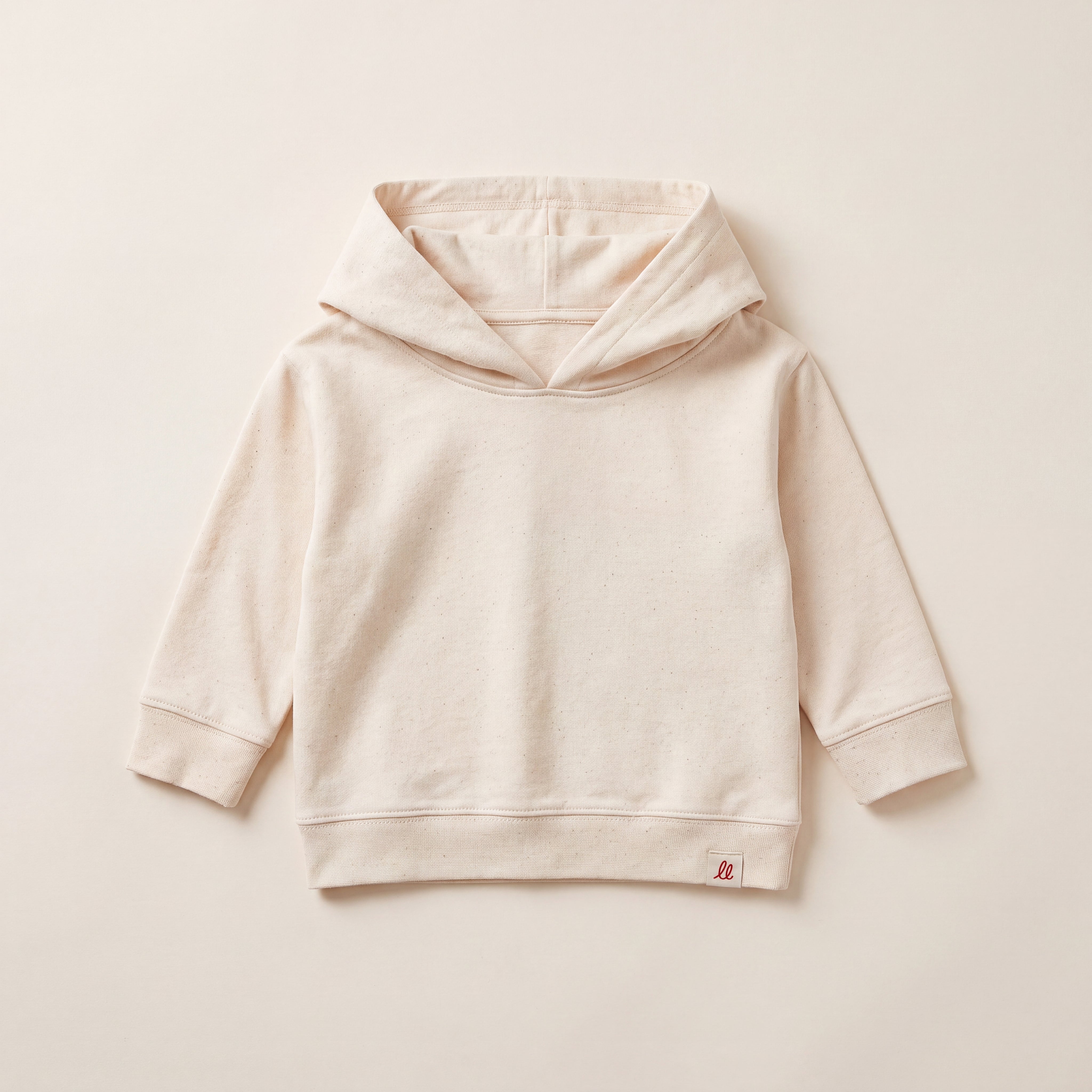 Keine Angst vor nix – Hoodie – Packshot Baby Front (off-white)