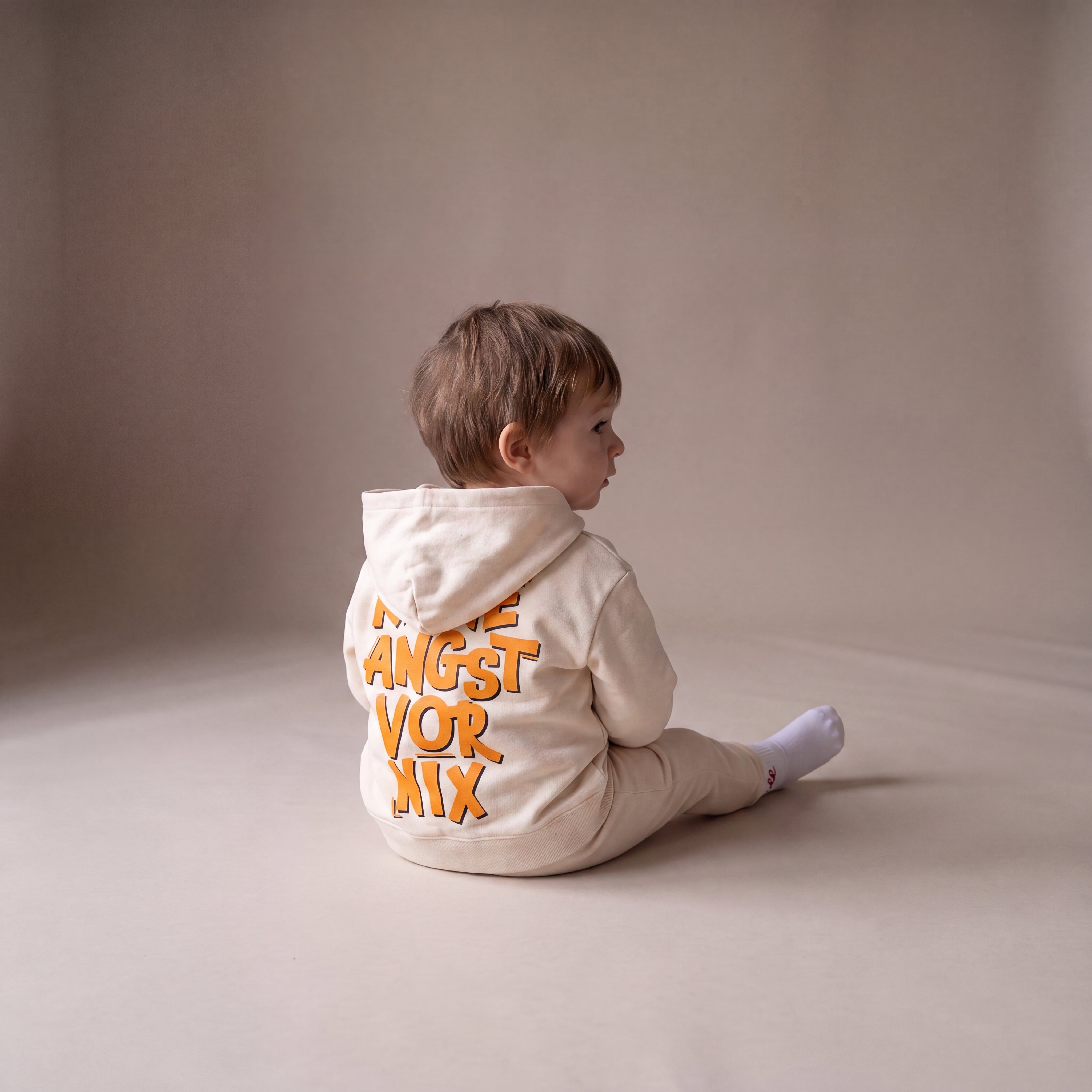 Keine Angst vor nix – Hoodie – getragen (Baby)