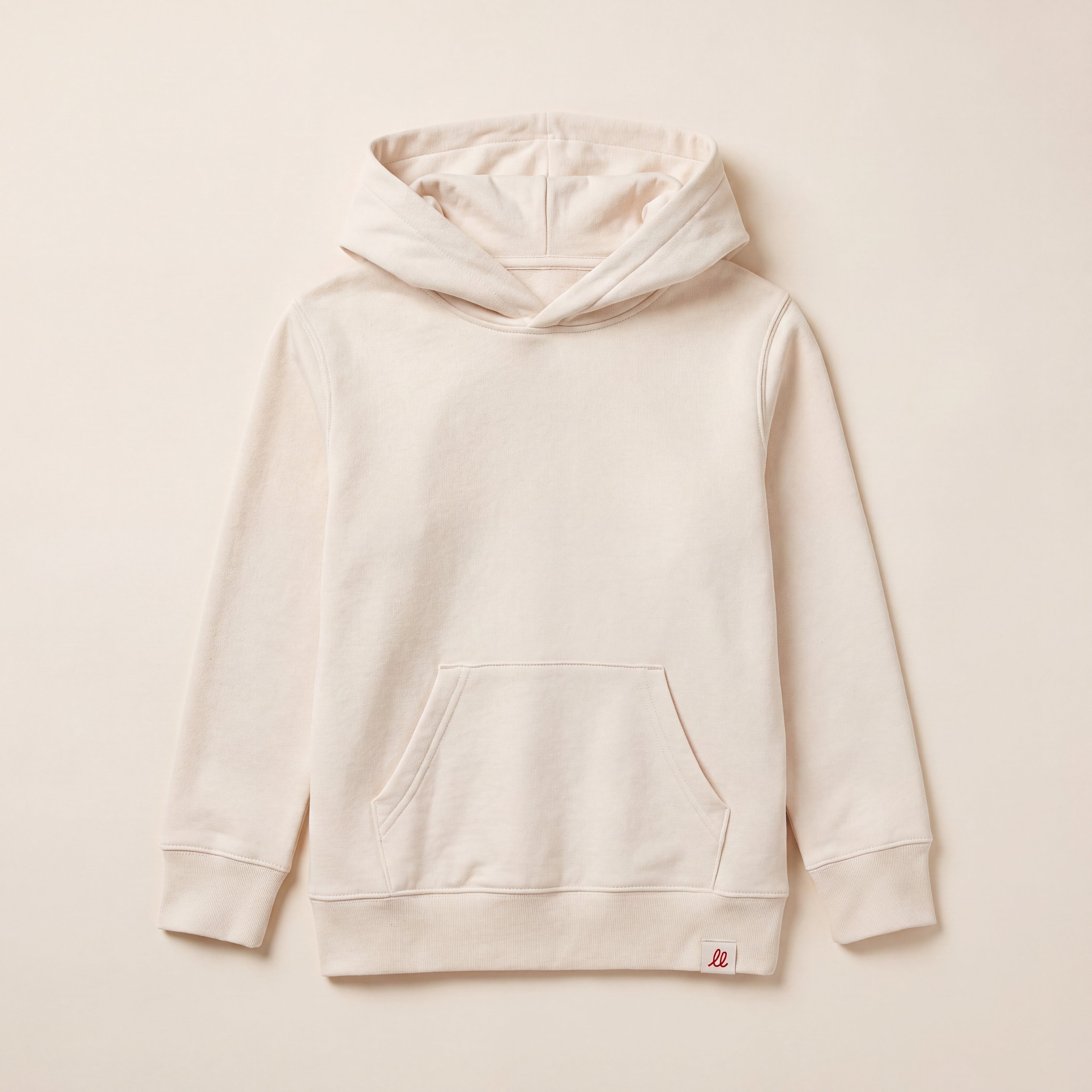 Keine Angst vor nix – Hoodie – Packshot Front (off-white)