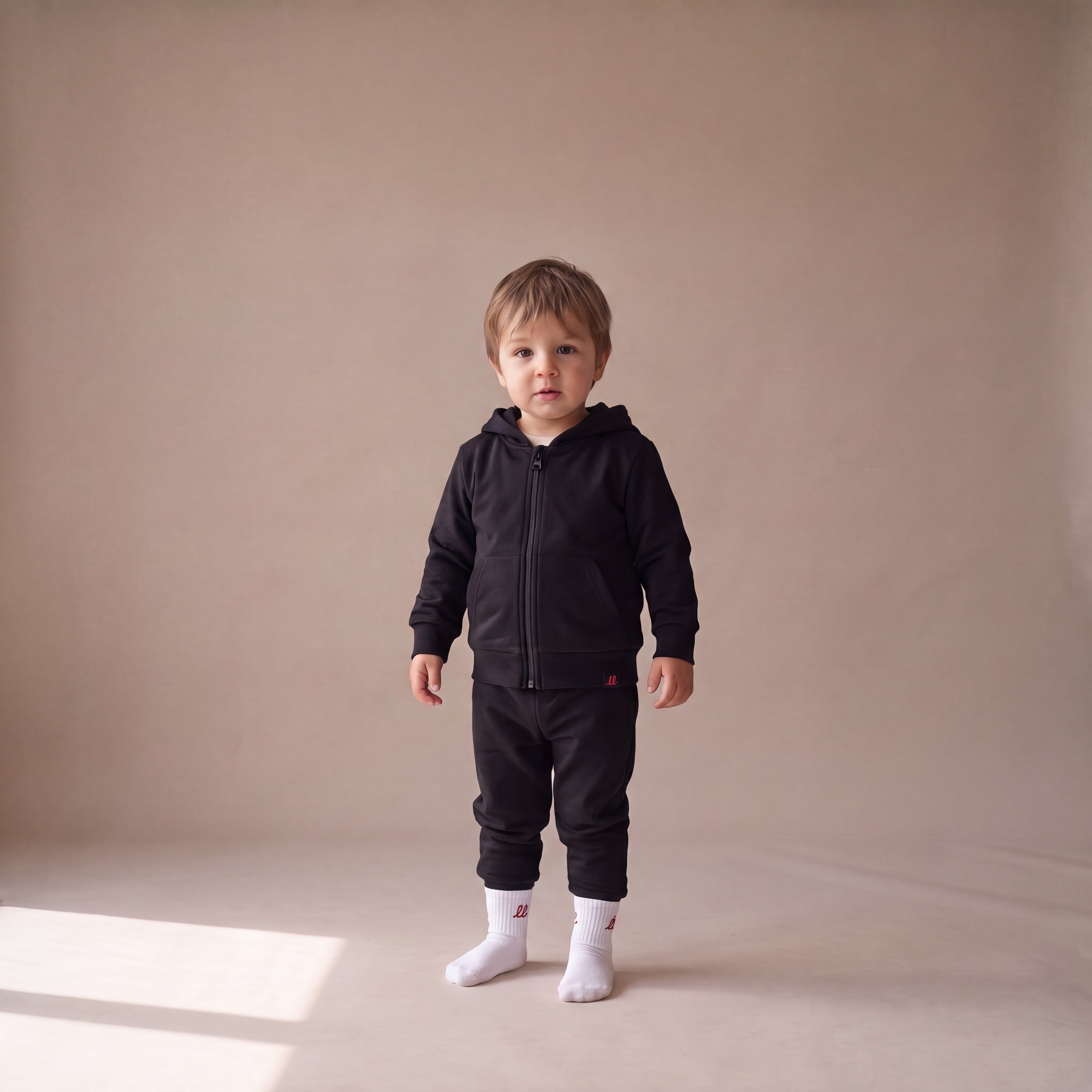 Keine Angst vor nix – Zip-Hoodie – getragen (Baby)
