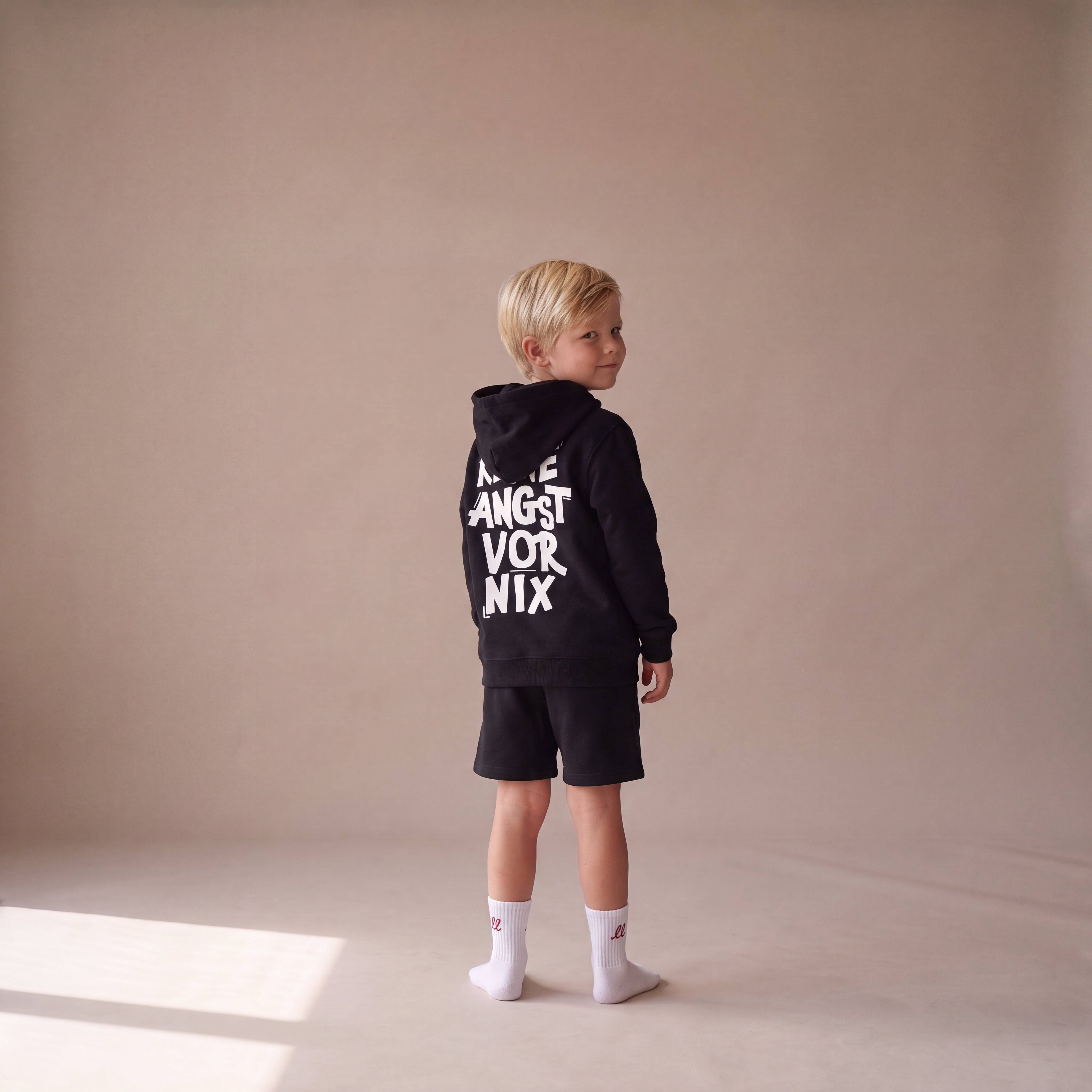 Keine Angst vor nix – Zip-Hoodie – getragen (Kind)