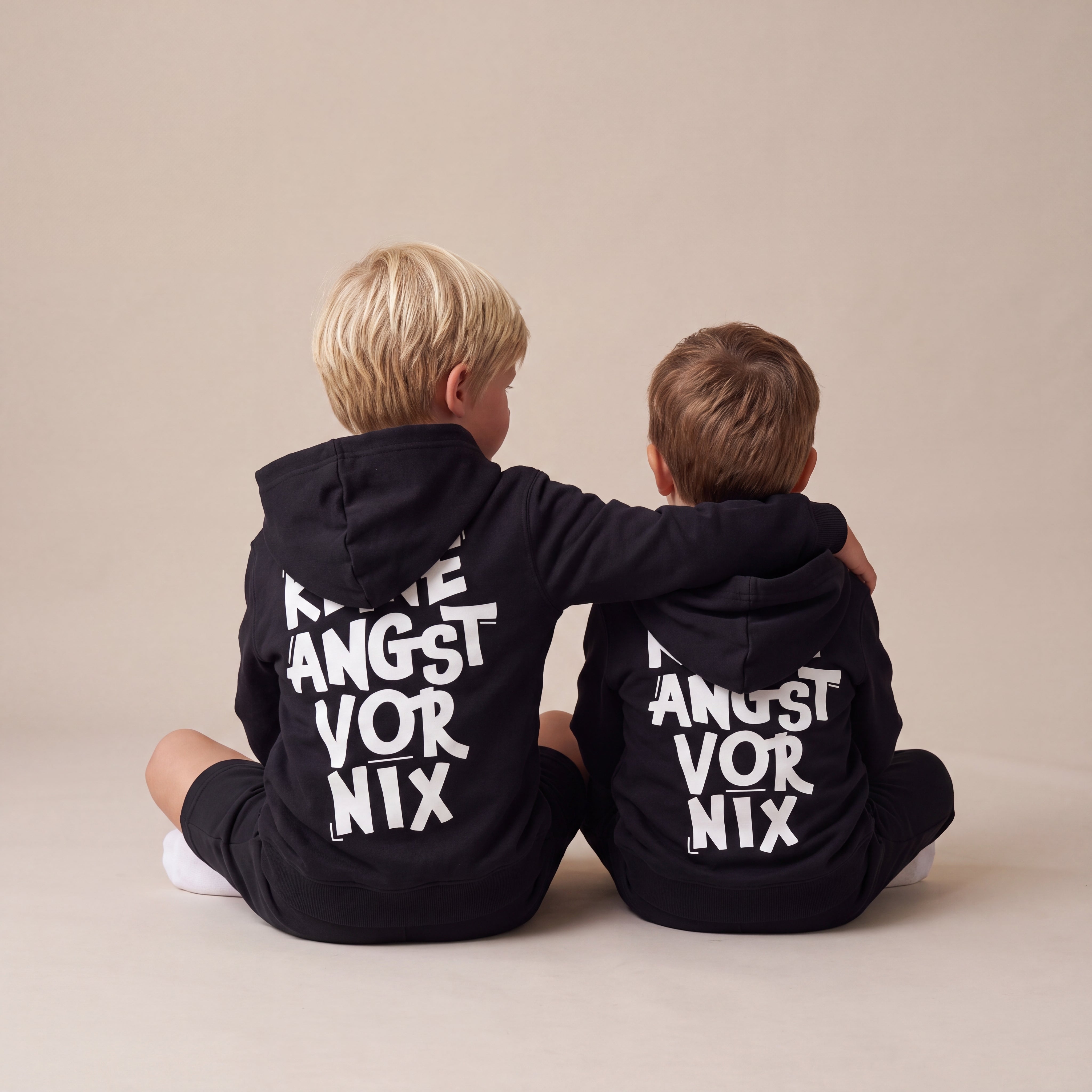 Keine Angst vor nix – Zip-Hoodie – Partnerlook