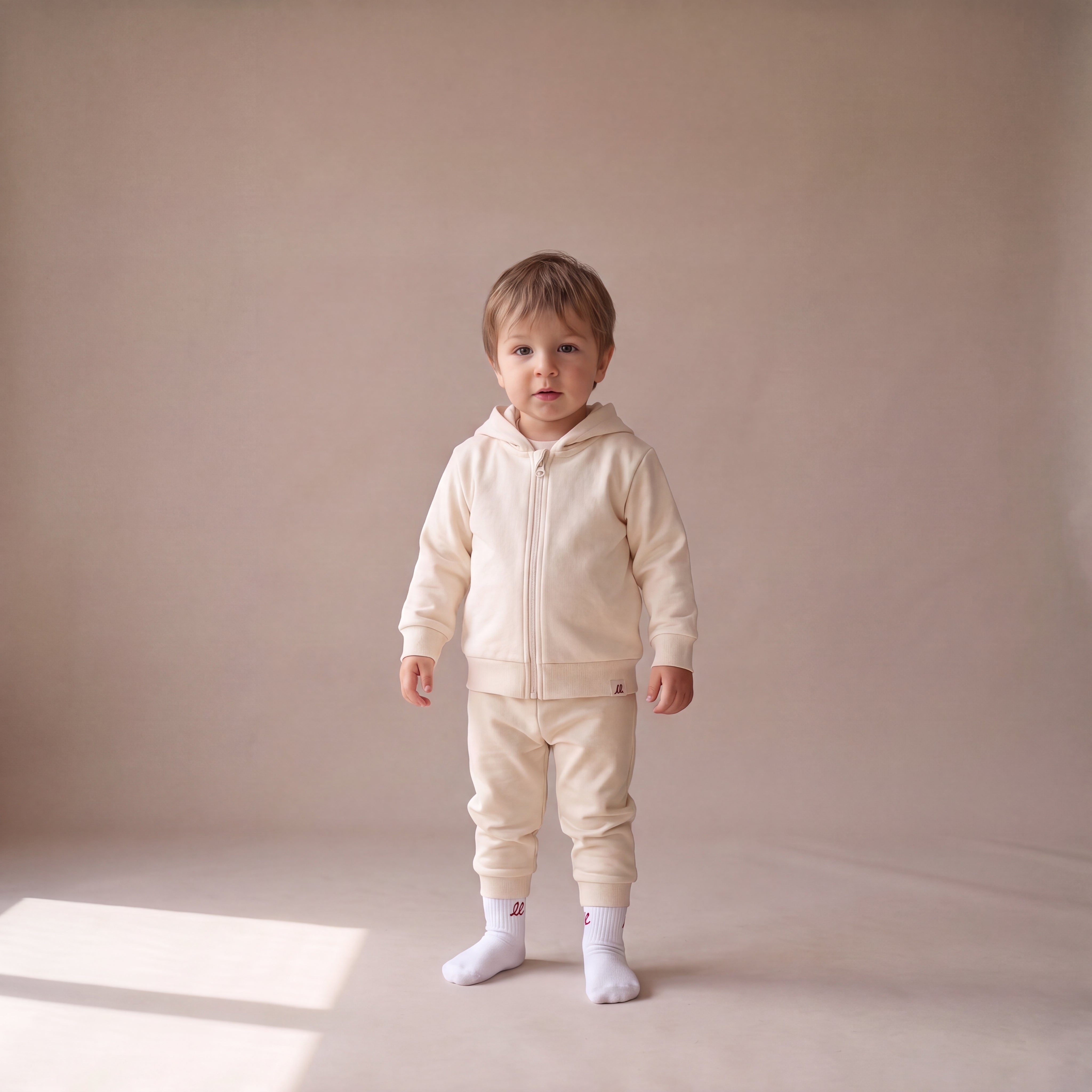 Keine Angst vor nix – Zip-Hoodie – getragen (Baby)