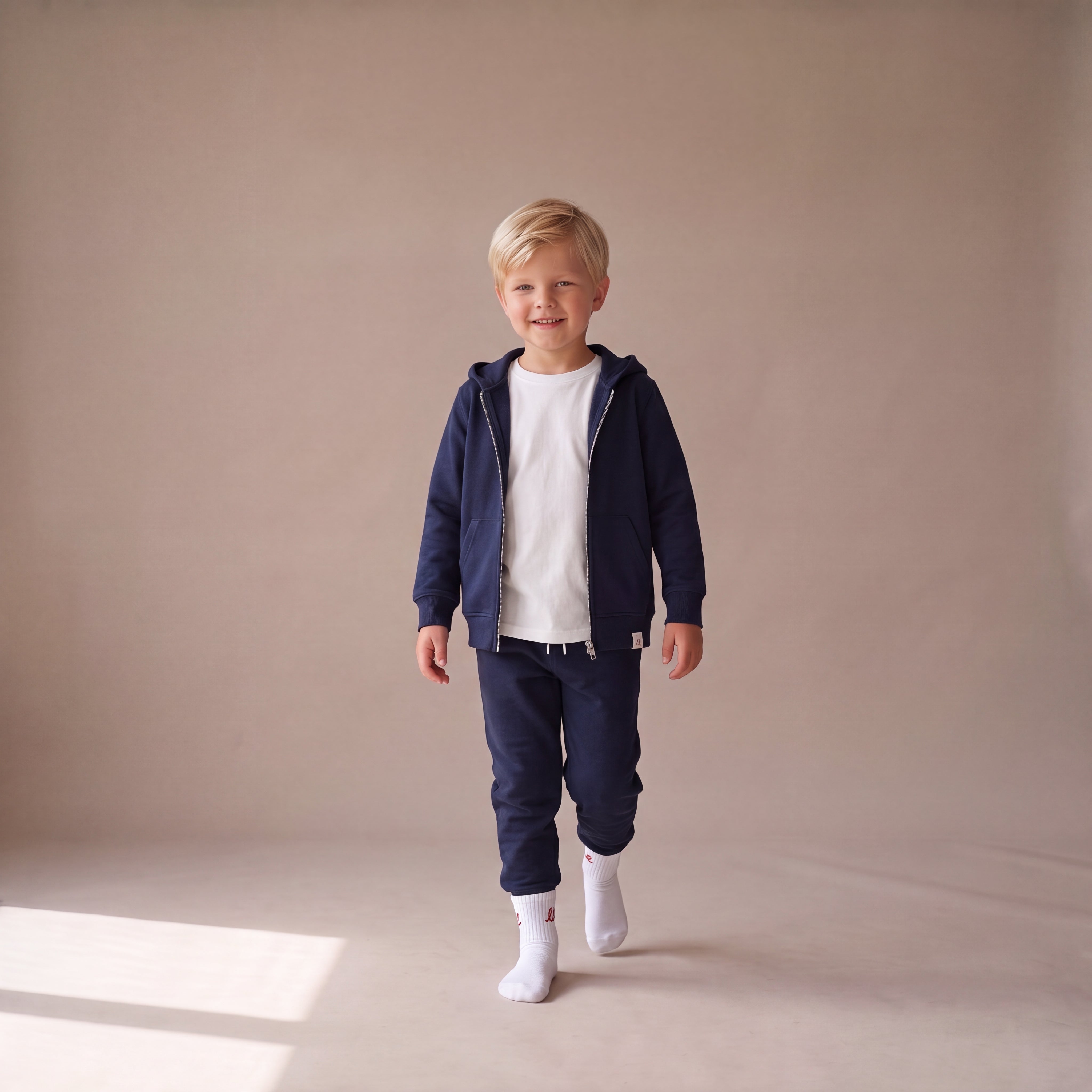 Keine Angst vor nix – Zip-Hoodie – Navy