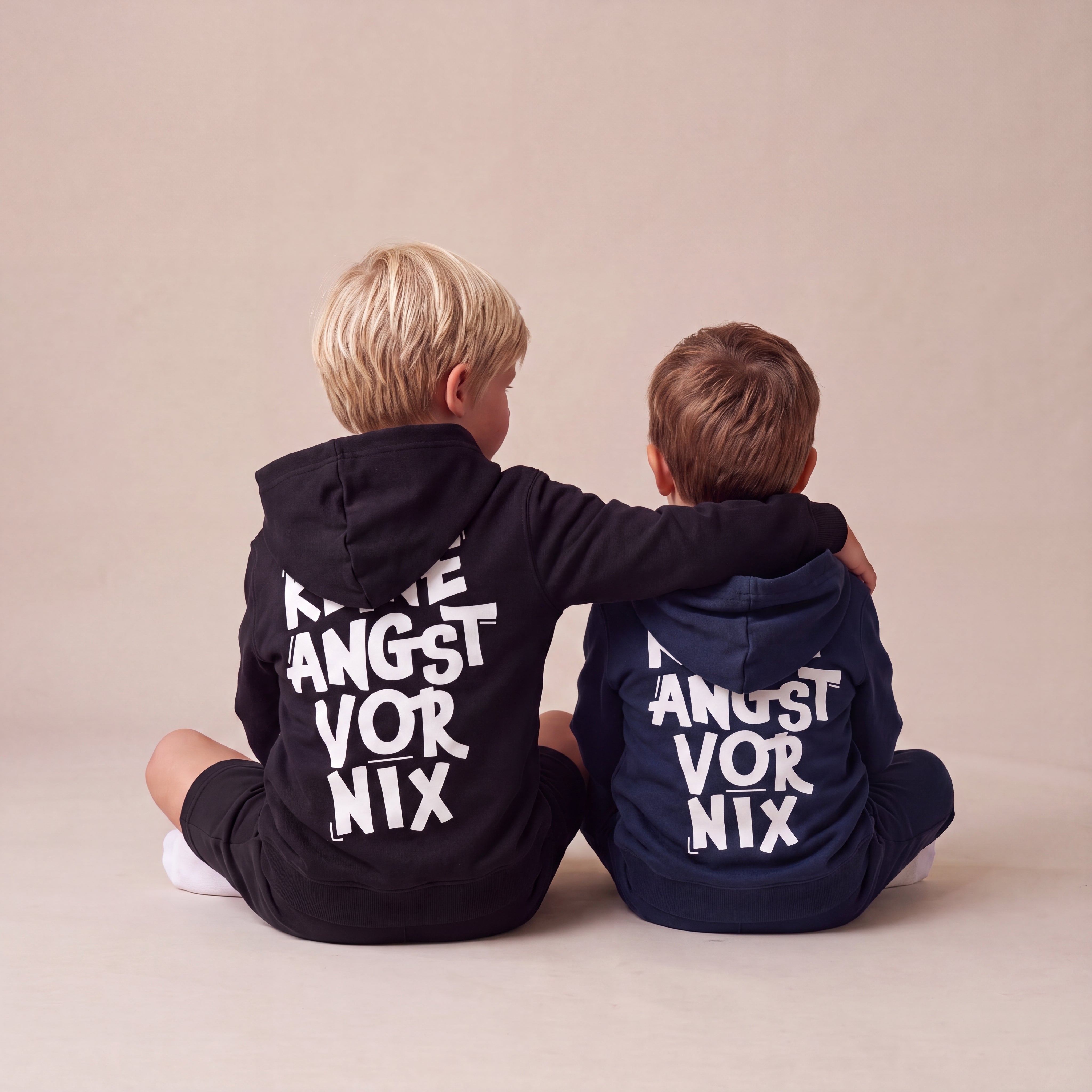 Keine Angst vor nix – Zip-Hoodie – Navy