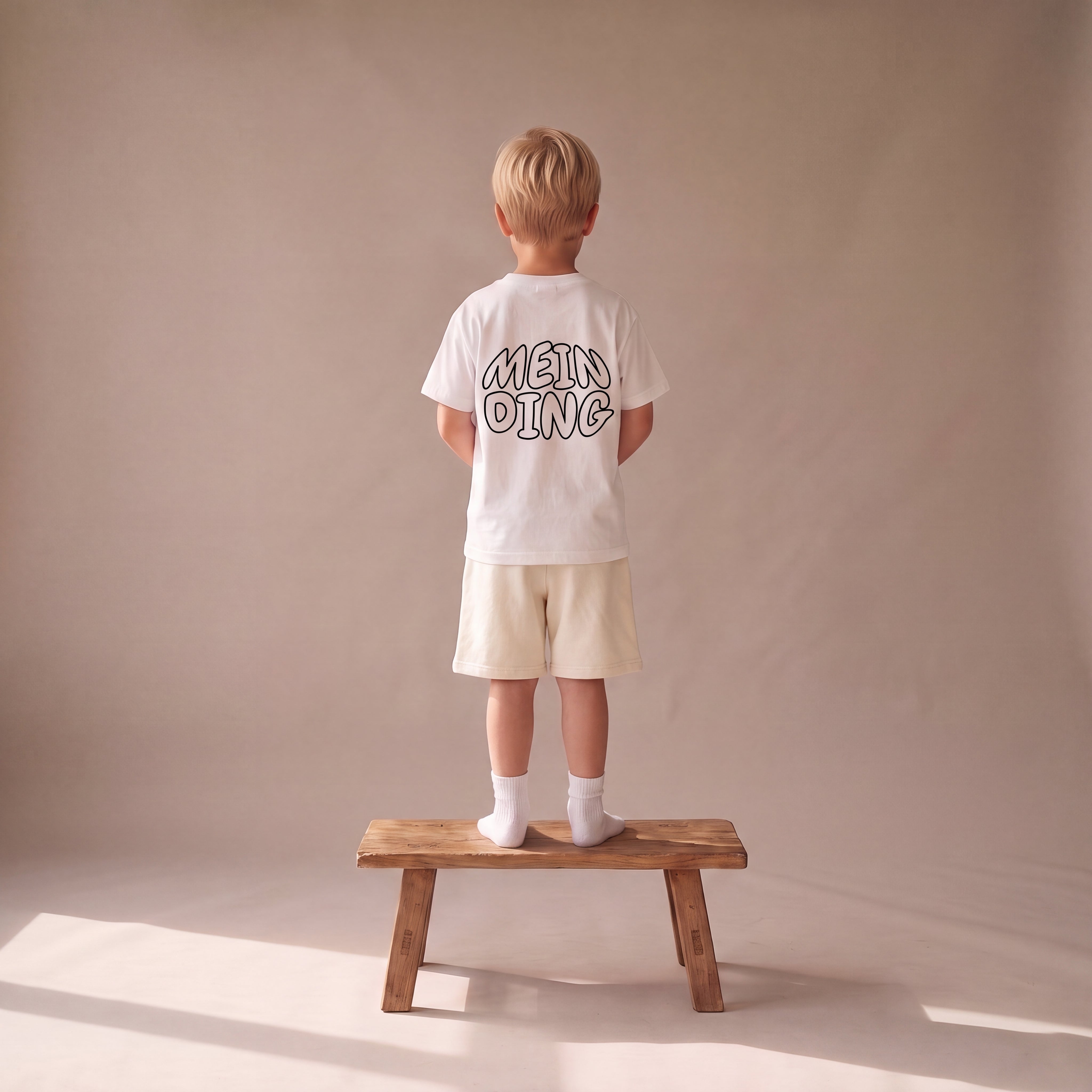 Mein Ding – Set mit Off-White-Shorts (Kind)