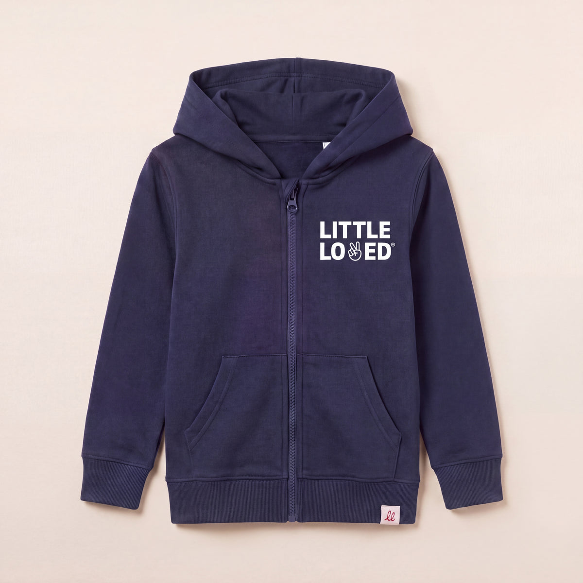 LITTLE LOVED – Zip-Hoodie – Packshot Front (C727/BABY)