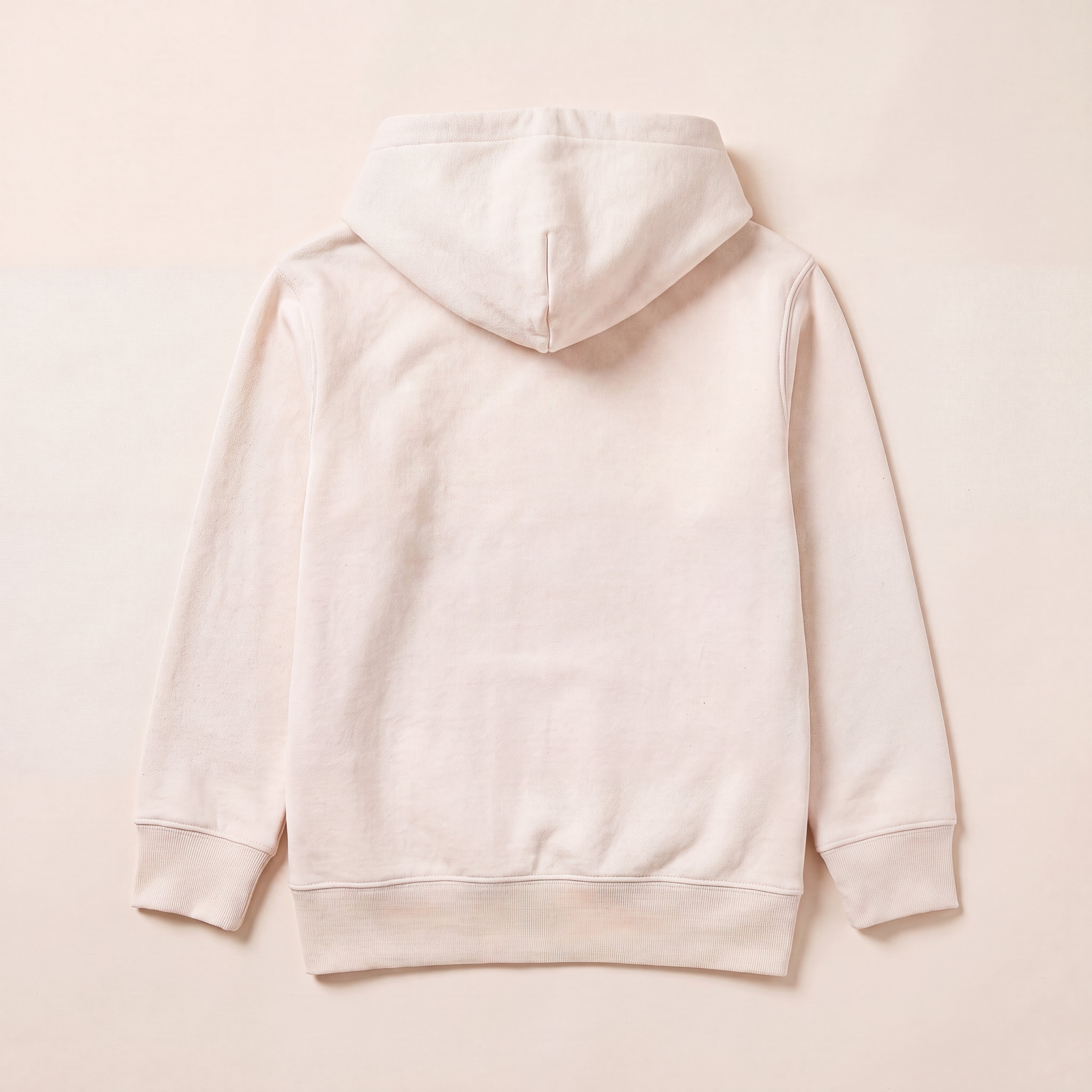 Blank – Zip-Hoodie – Rücken (off-white)