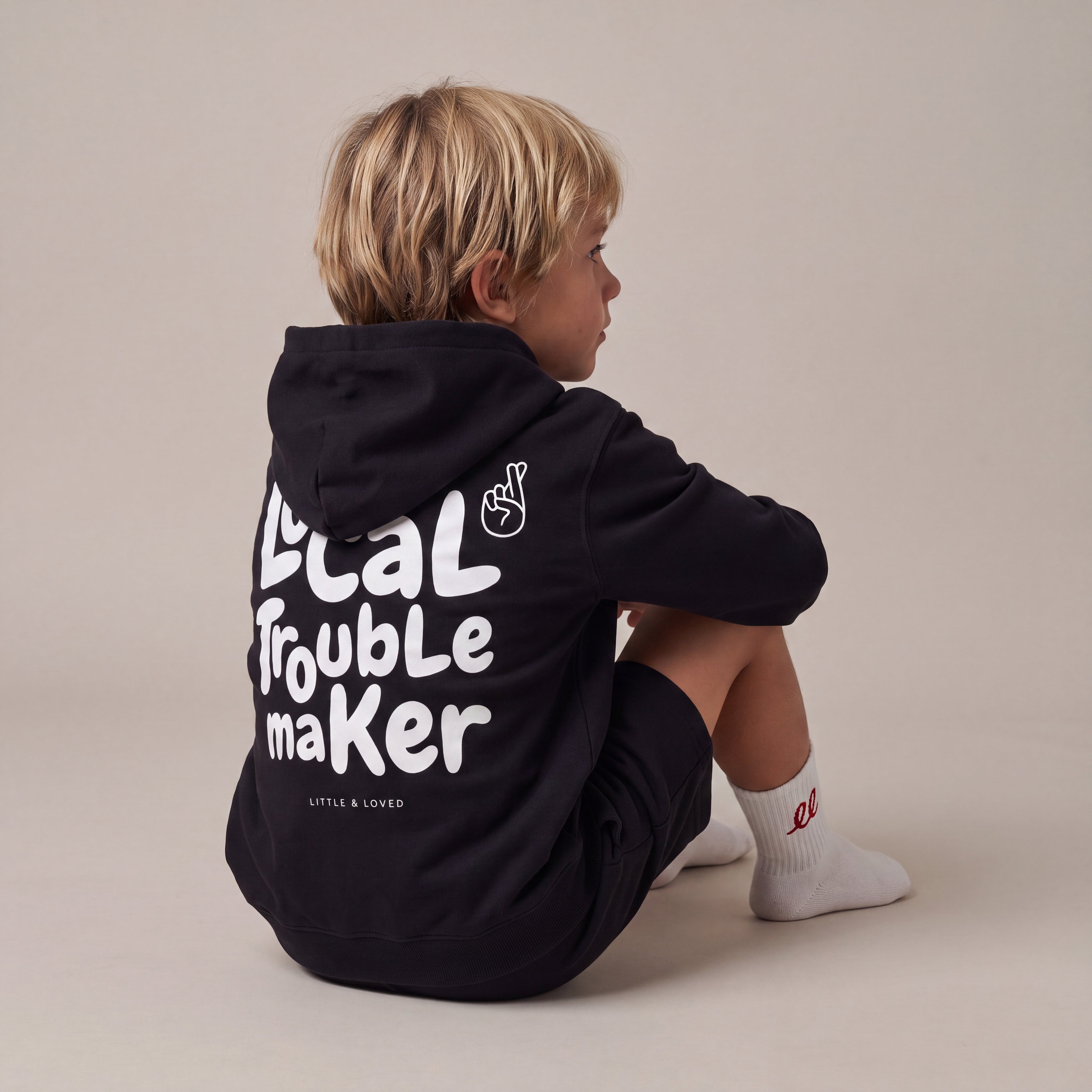 Local Troublemaker – Hoodie – getragen (Kind)
