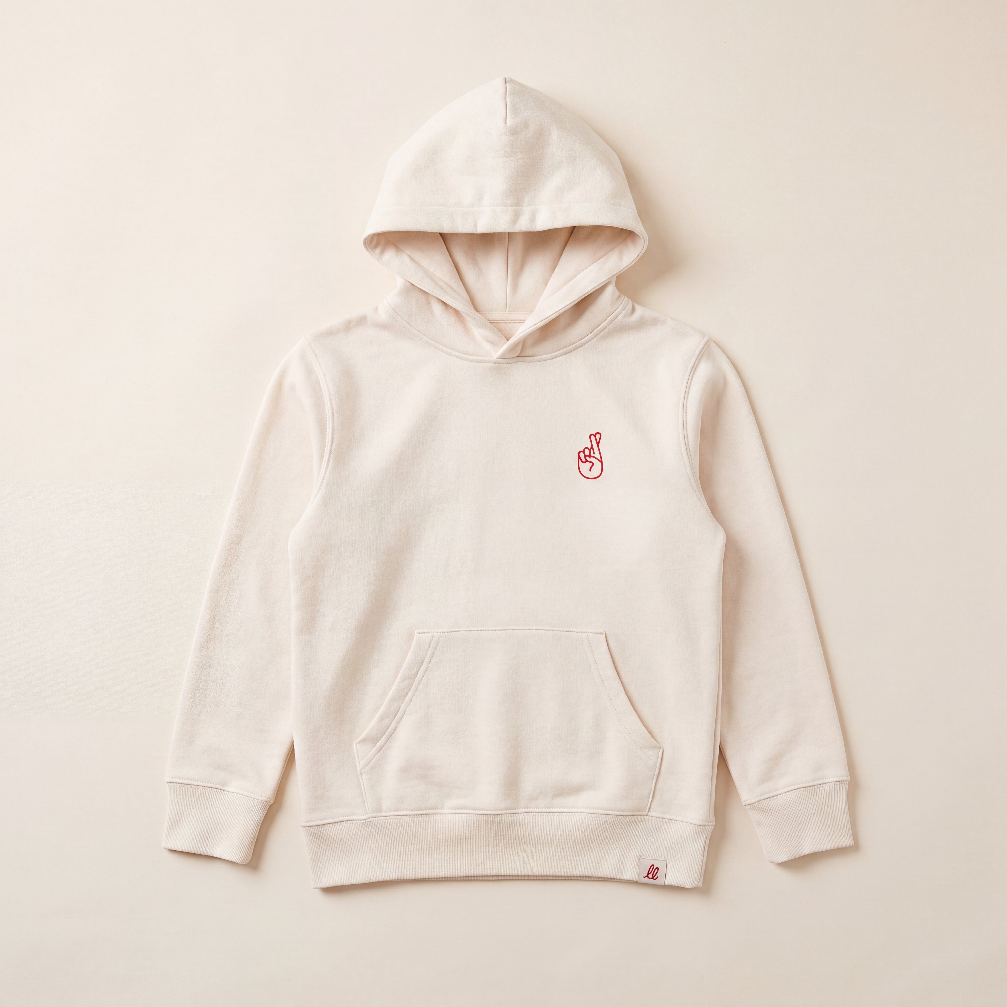 Local Troublemaker – Hoodie – Packshot Front (off-white)
