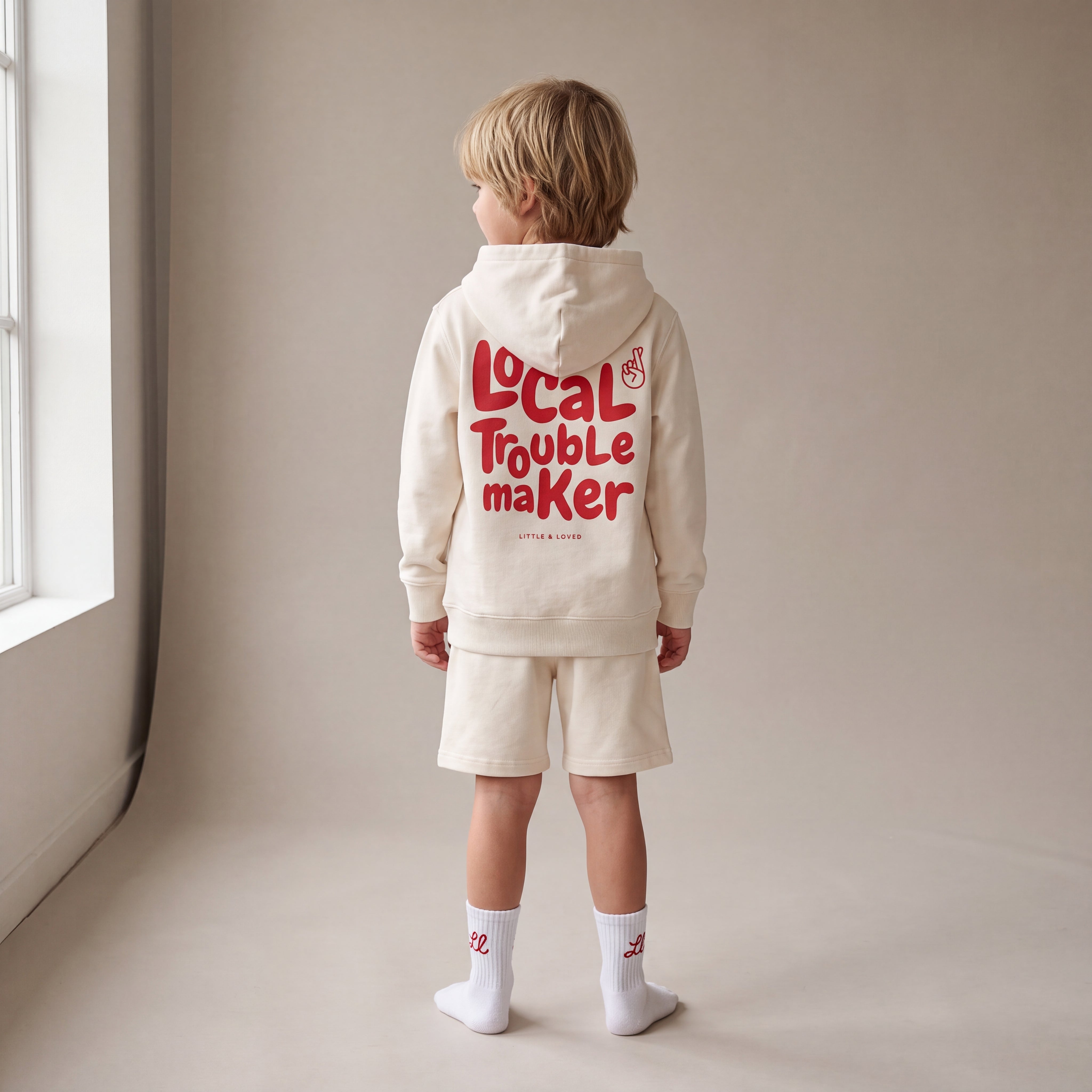 Local Troublemaker – Hoodie – getragen (Kind)