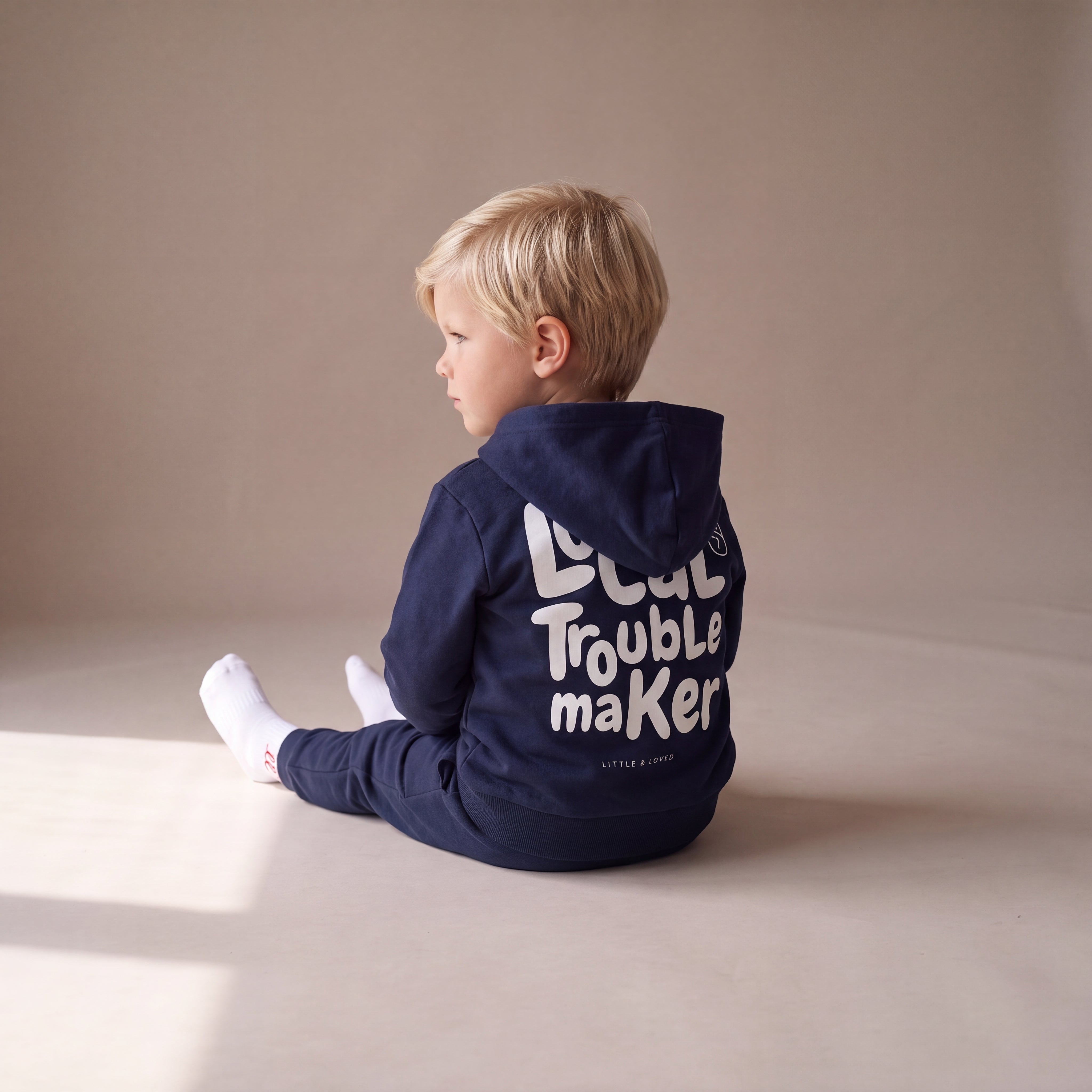 Local Troublemaker – Zip-Hoodie – Navy