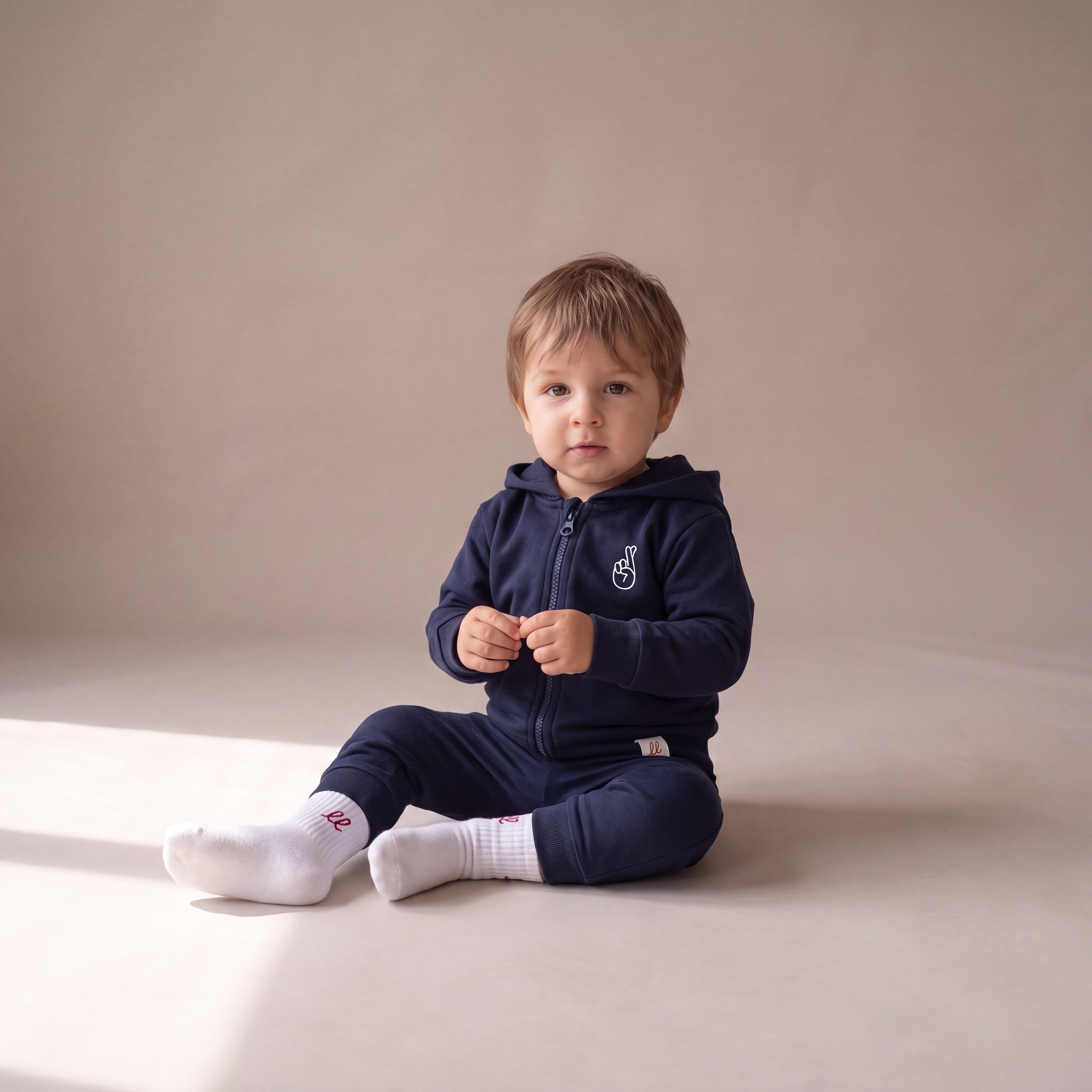 Local Troublemaker – Zip-Hoodie – Navy