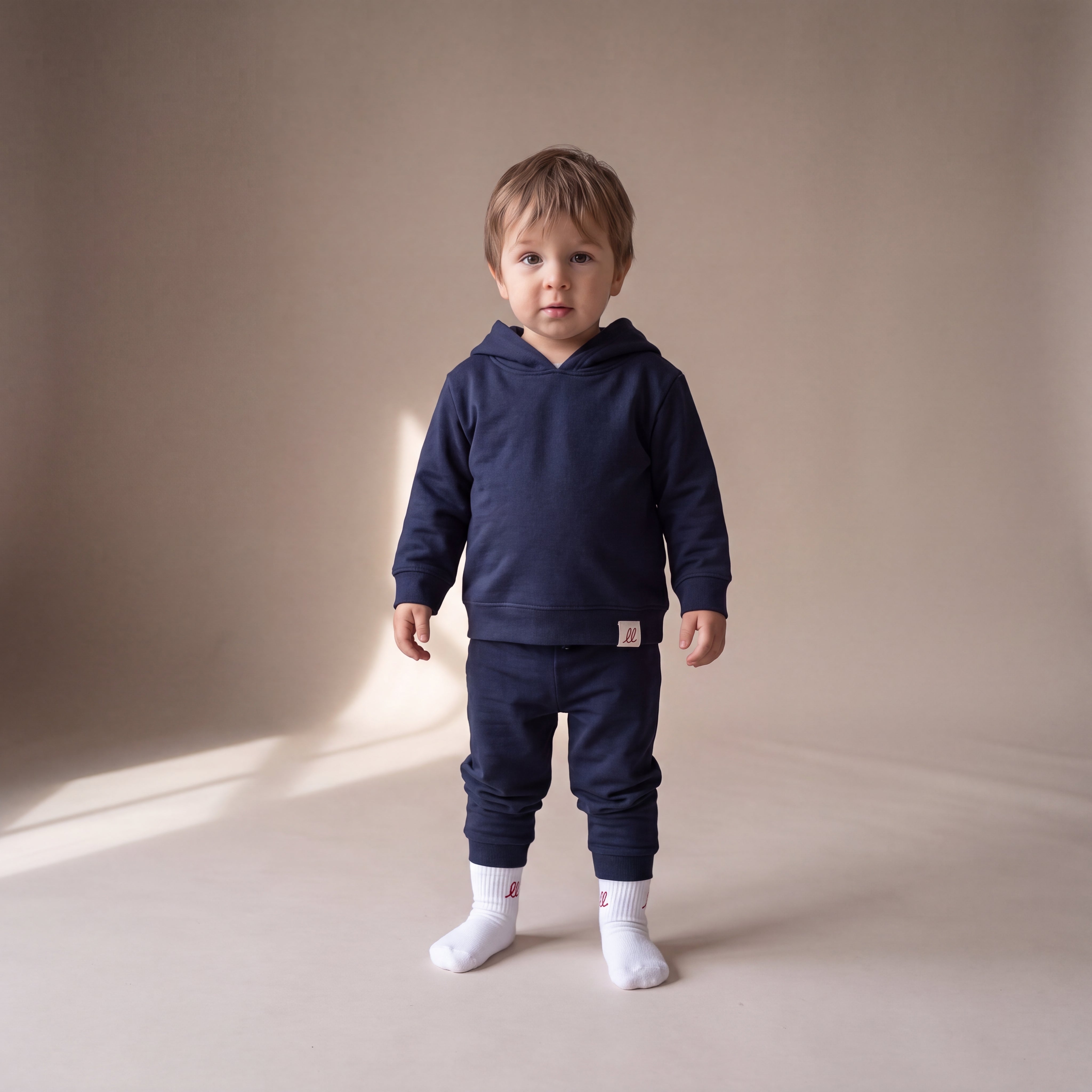 RULES? NAH. I'M LITTLE & LOVED. – Hoodie – Navy