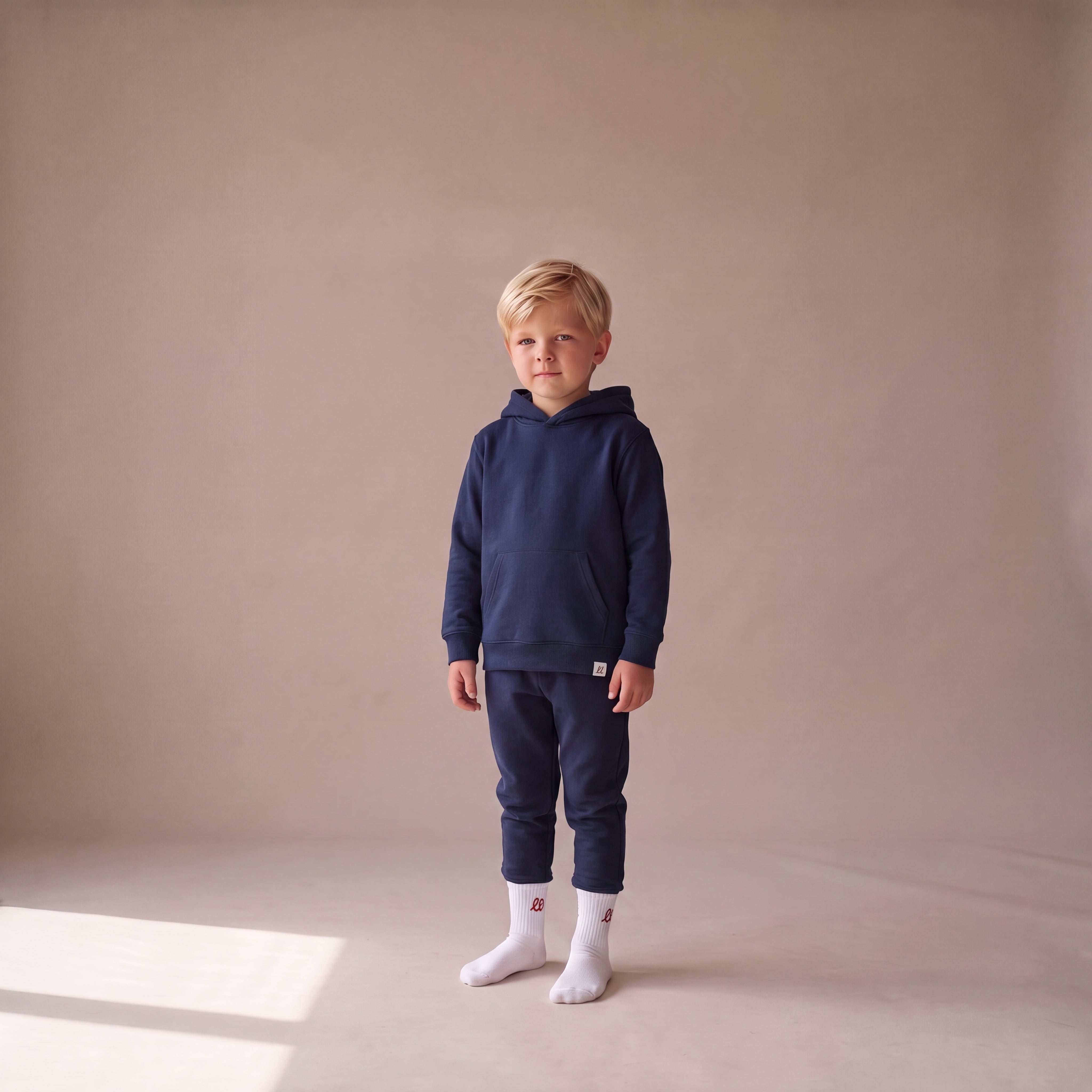 RULES? NAH. I'M LITTLE & LOVED. – Hoodie – Navy