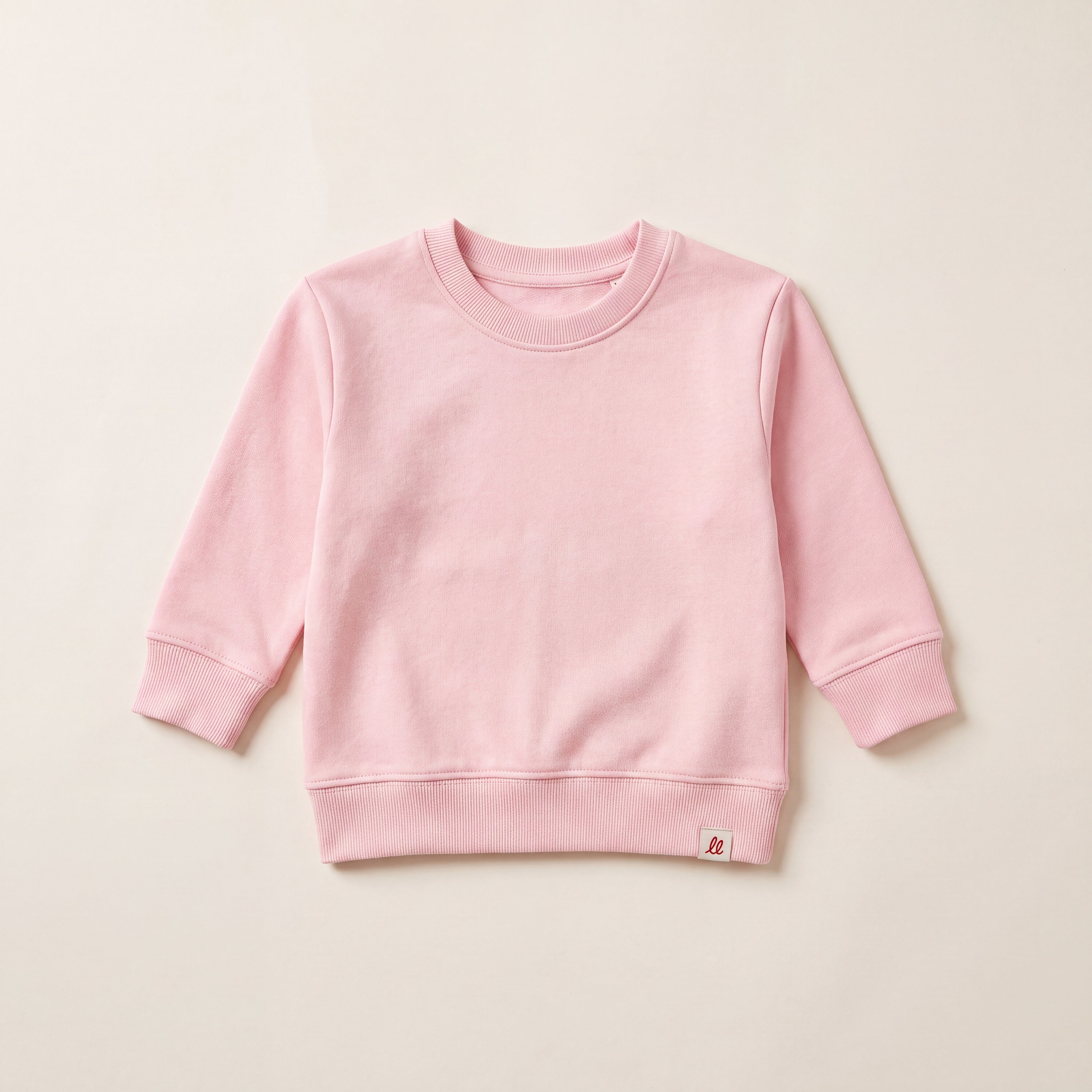 RULES? NAH. I'M LITTLE & LOVED. – Sweatshirt – Packshot Baby Front (pink)