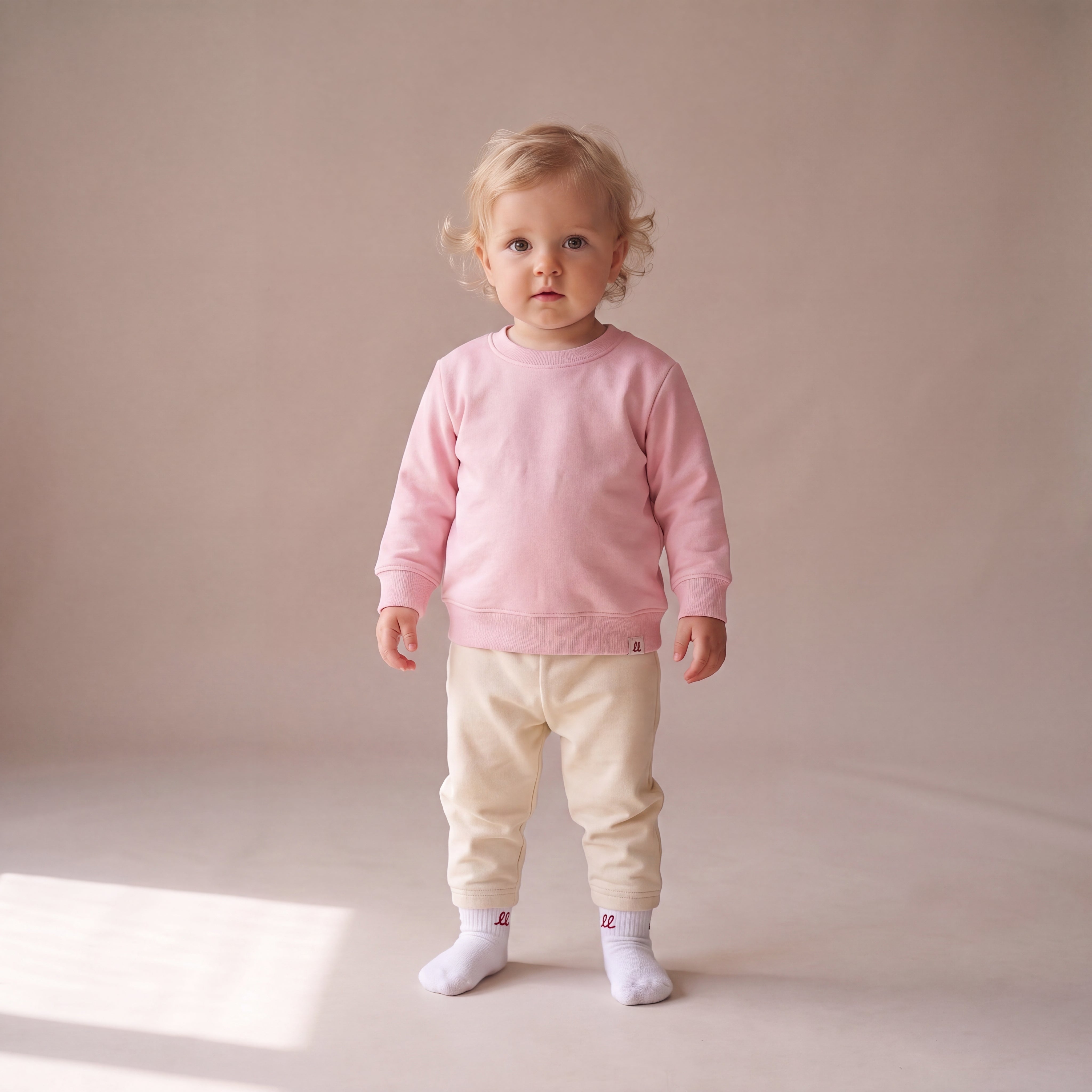 RULES? NAH. I'M LITTLE & LOVED. – Sweatshirt – getragen (Baby)