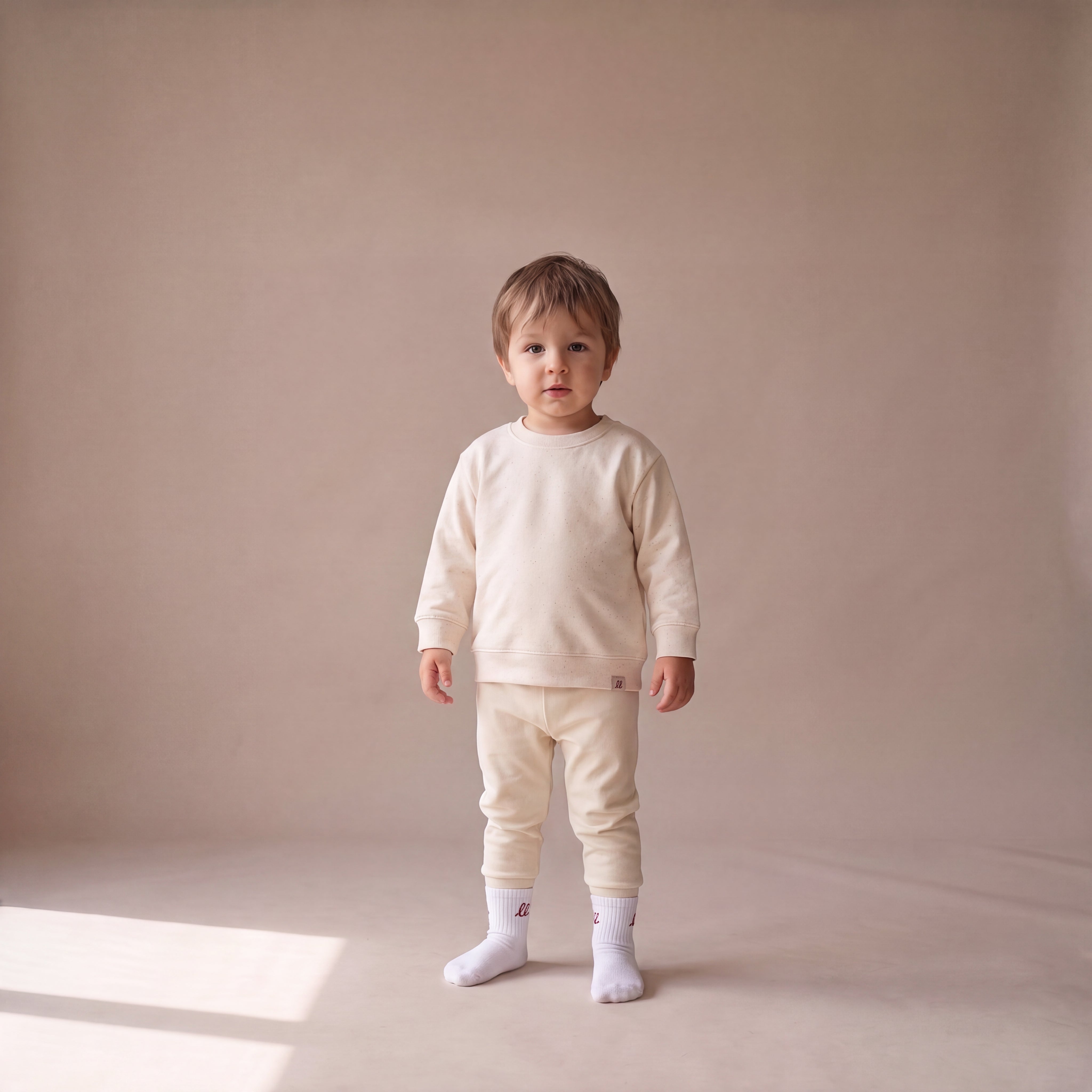 RULES? NAH. I'M LITTLE & LOVED. – Sweatshirt – getragen (Baby)