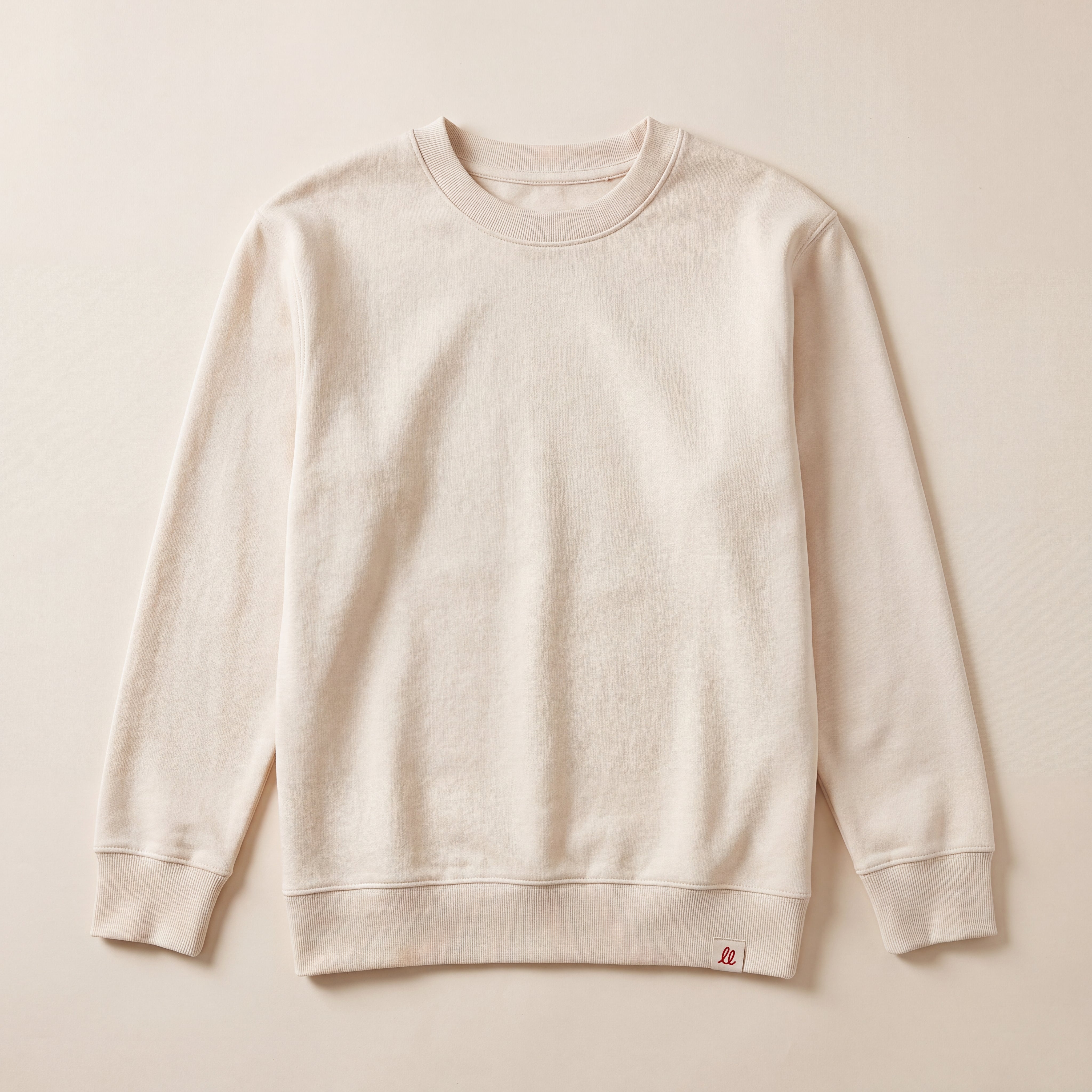 RULES? NAH. I'M LITTLE & LOVED. – Sweatshirt – Packshot Front (off-white)