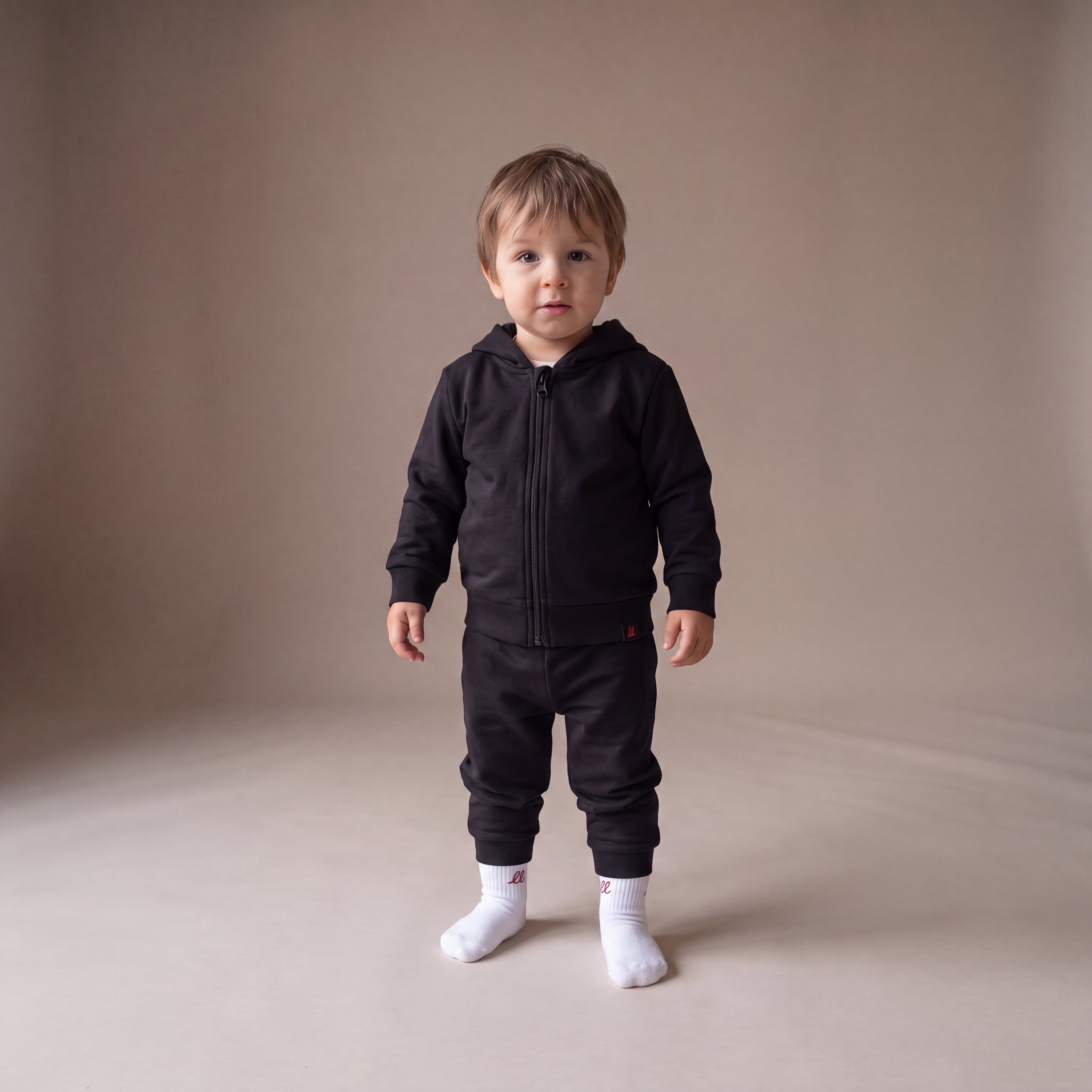 RULES? NAH. I'M LITTLE & LOVED. – Zip-Hoodie – getragen (Baby)
