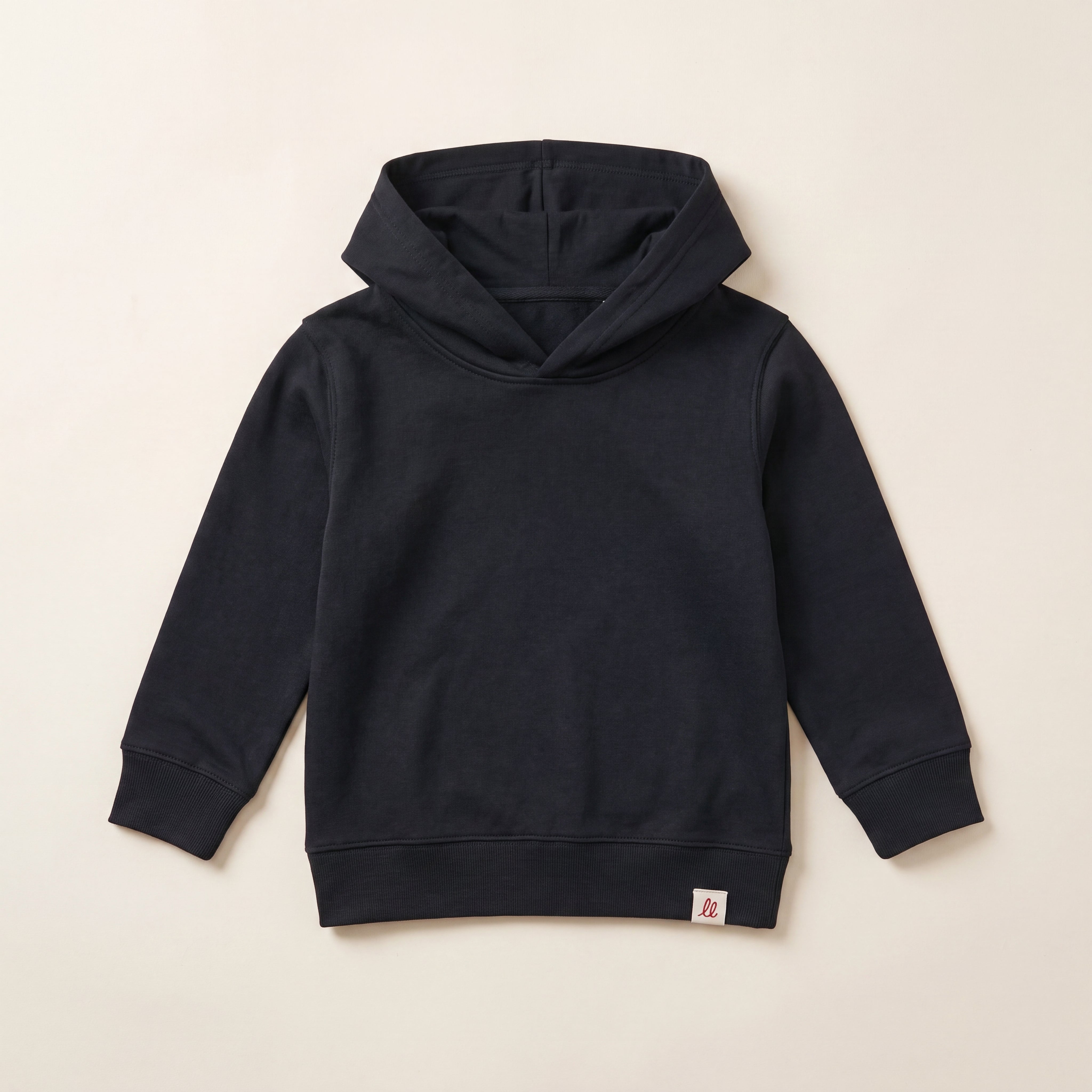 NO BORING KIDS ALLOWED HERE. – Hoodie – Packshot Baby Front (schwarz)
