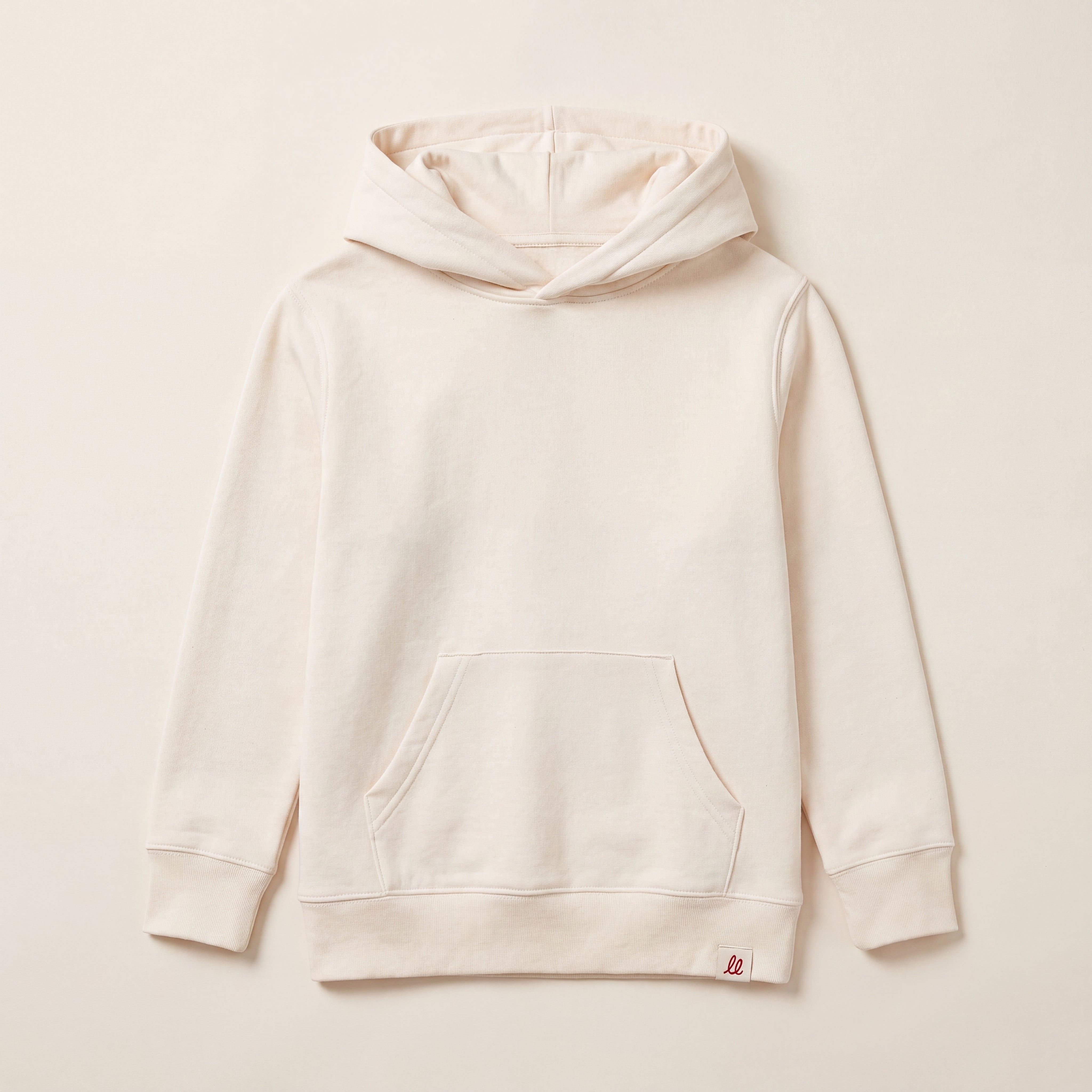NO BORING KIDS ALLOWED HERE. – Hoodie – Packshot Front (off-white)
