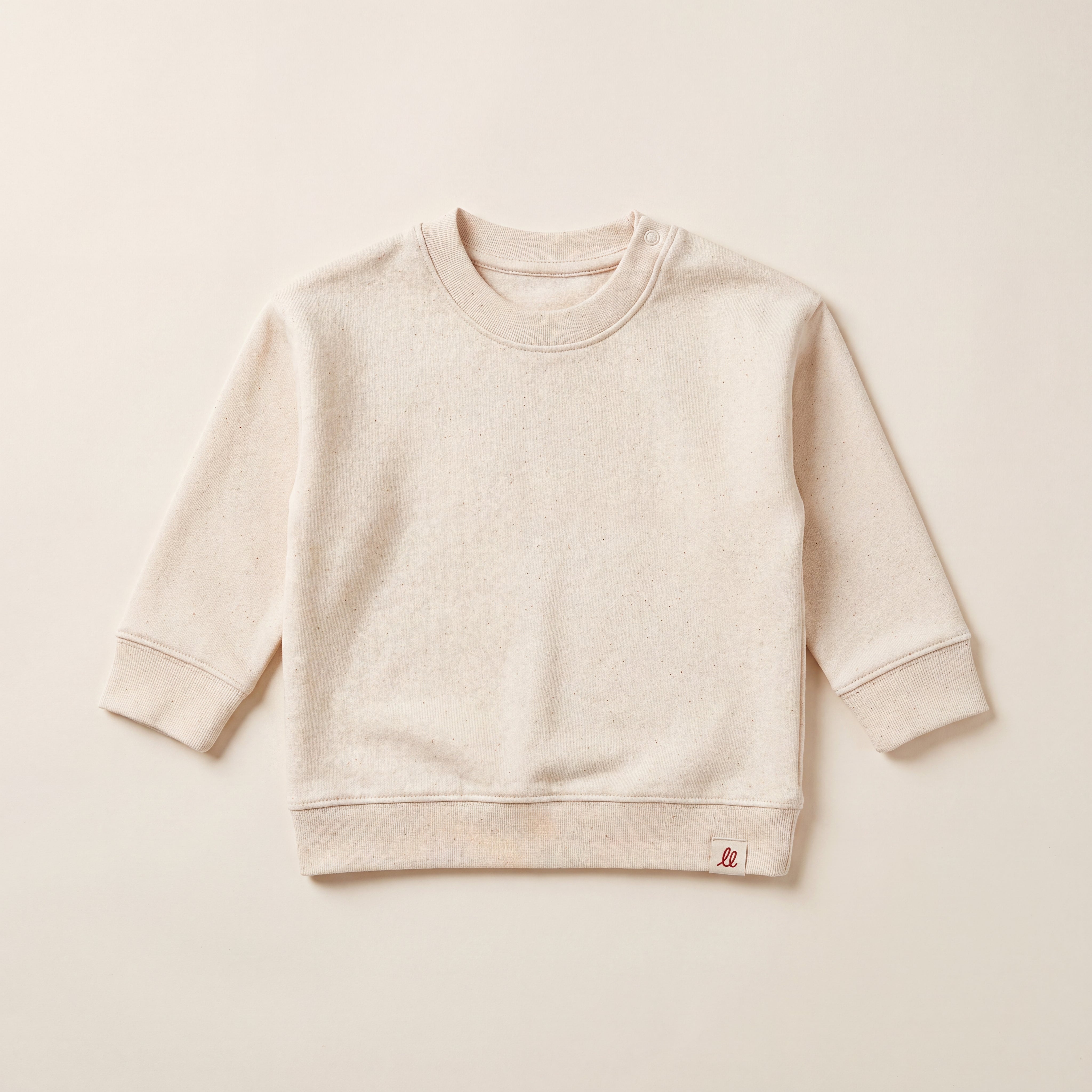 NO BORING KIDS ALLOWED HERE. – Sweatshirt – Packshot Baby Front (off-white)