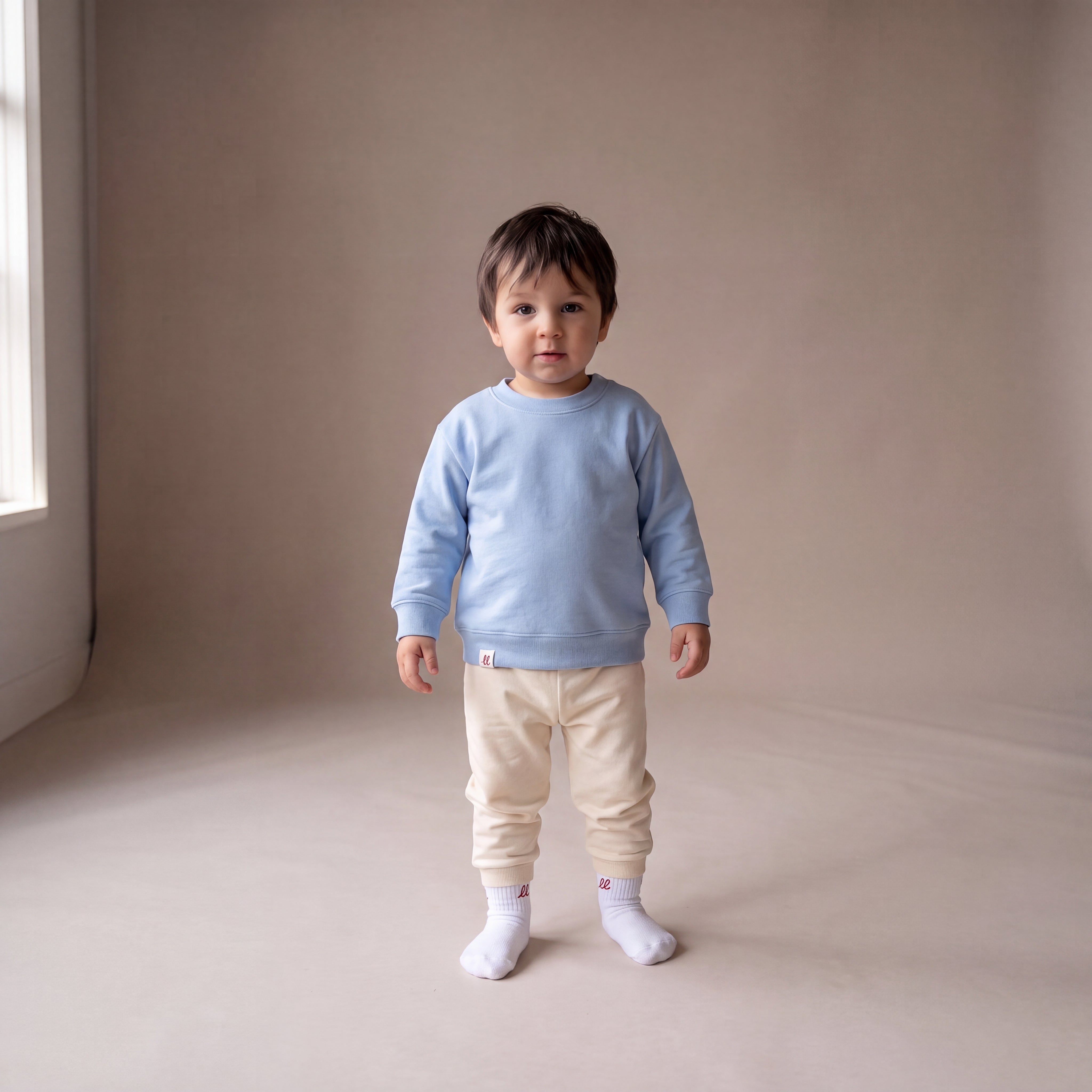 NO BORING KIDS ALLOWED HERE. – Sweatshirt – getragen (Baby)