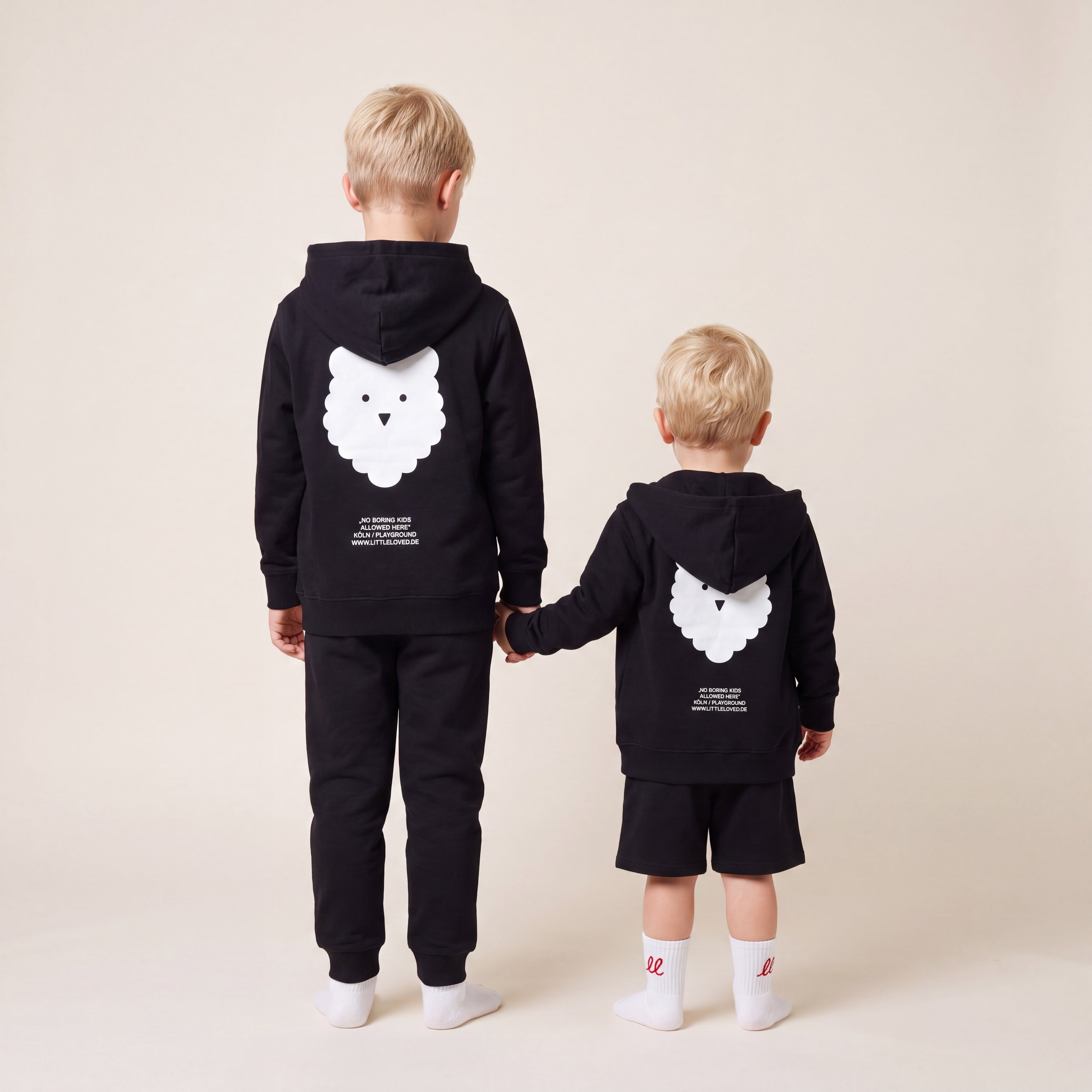 NO BORING KIDS ALLOWED HERE. – Zip-Hoodie – Partnerlook
