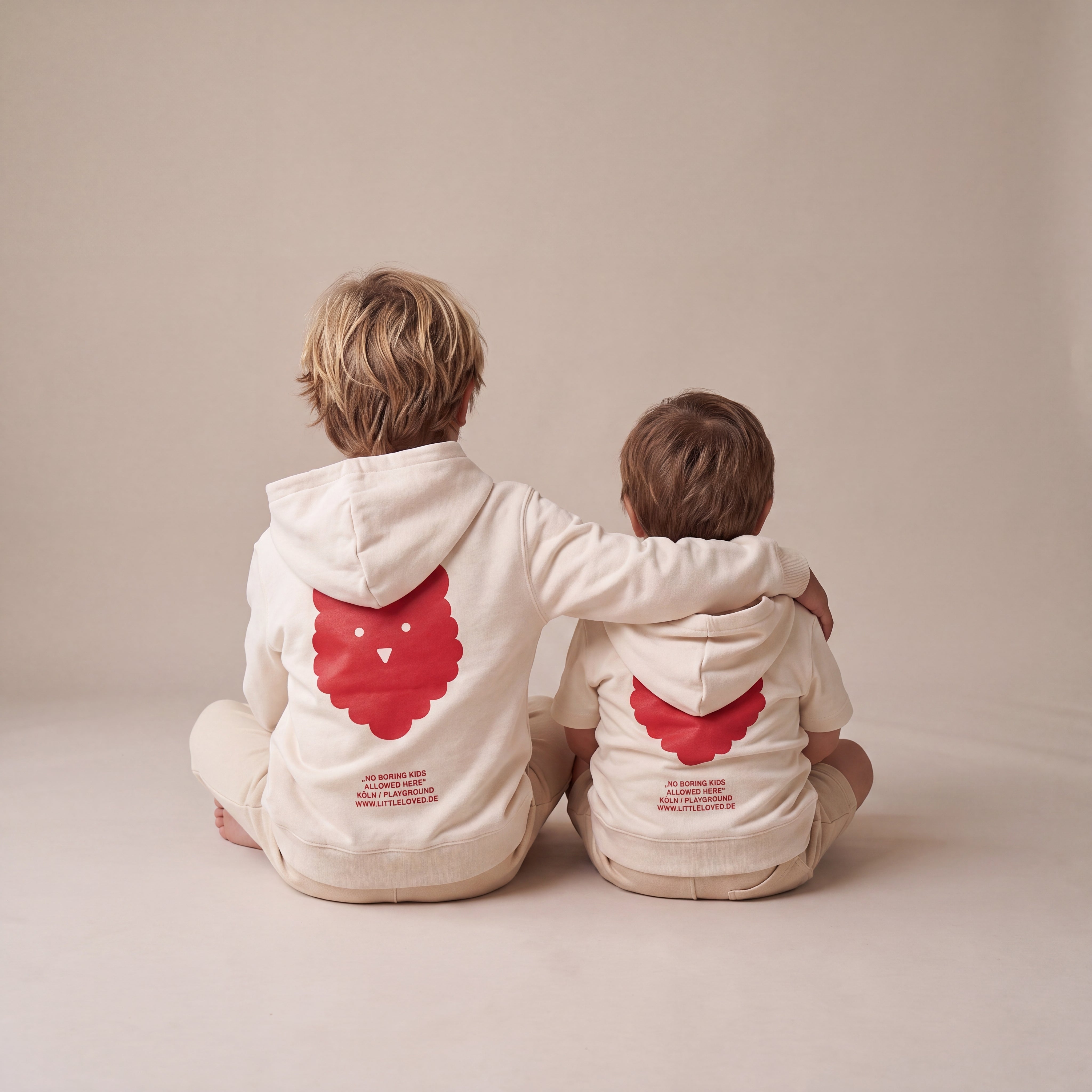 NO BORING KIDS ALLOWED HERE. – Zip-Hoodie – Partnerlook
