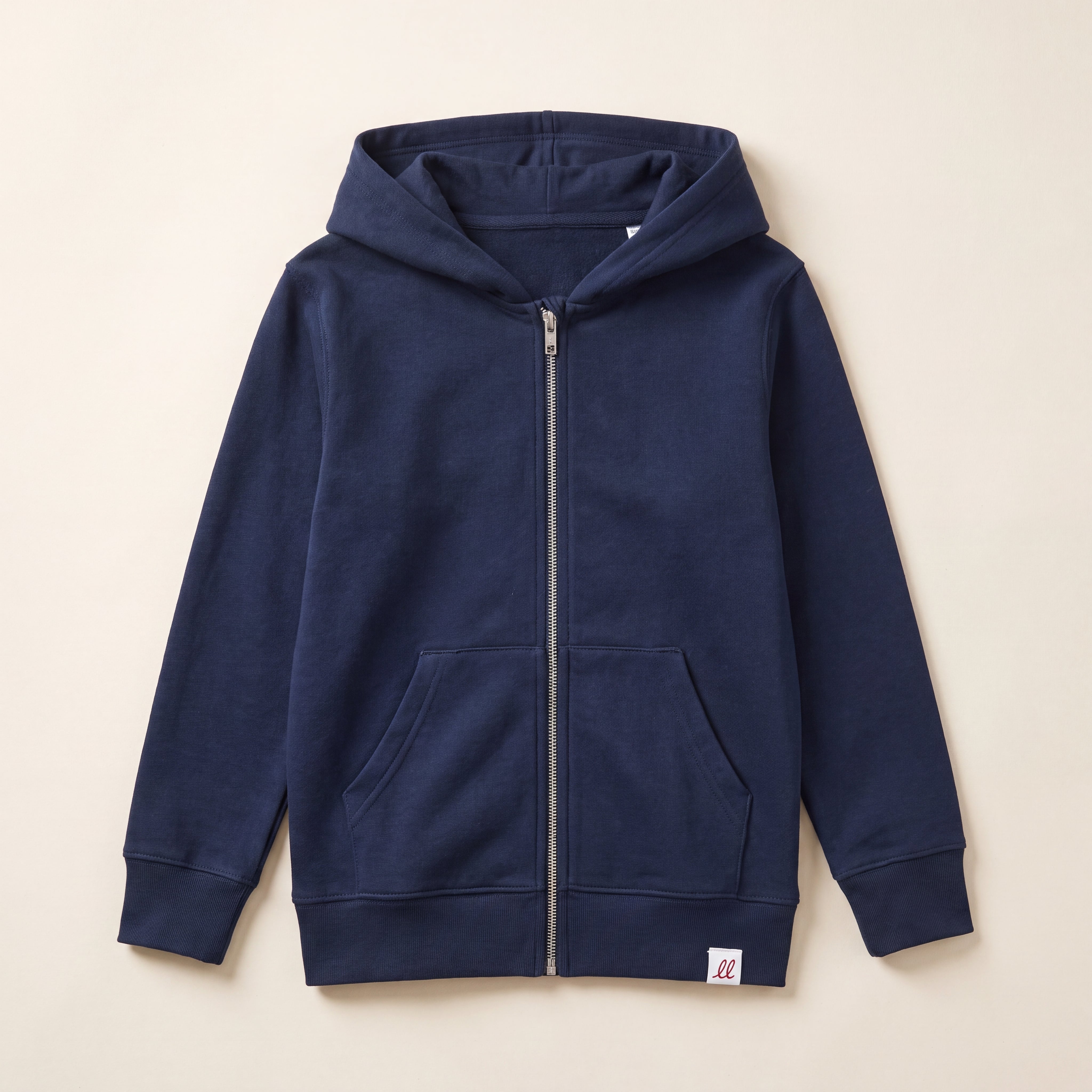 NO BORING KIDS ALLOWED HERE. – Zip-Hoodie – Navy