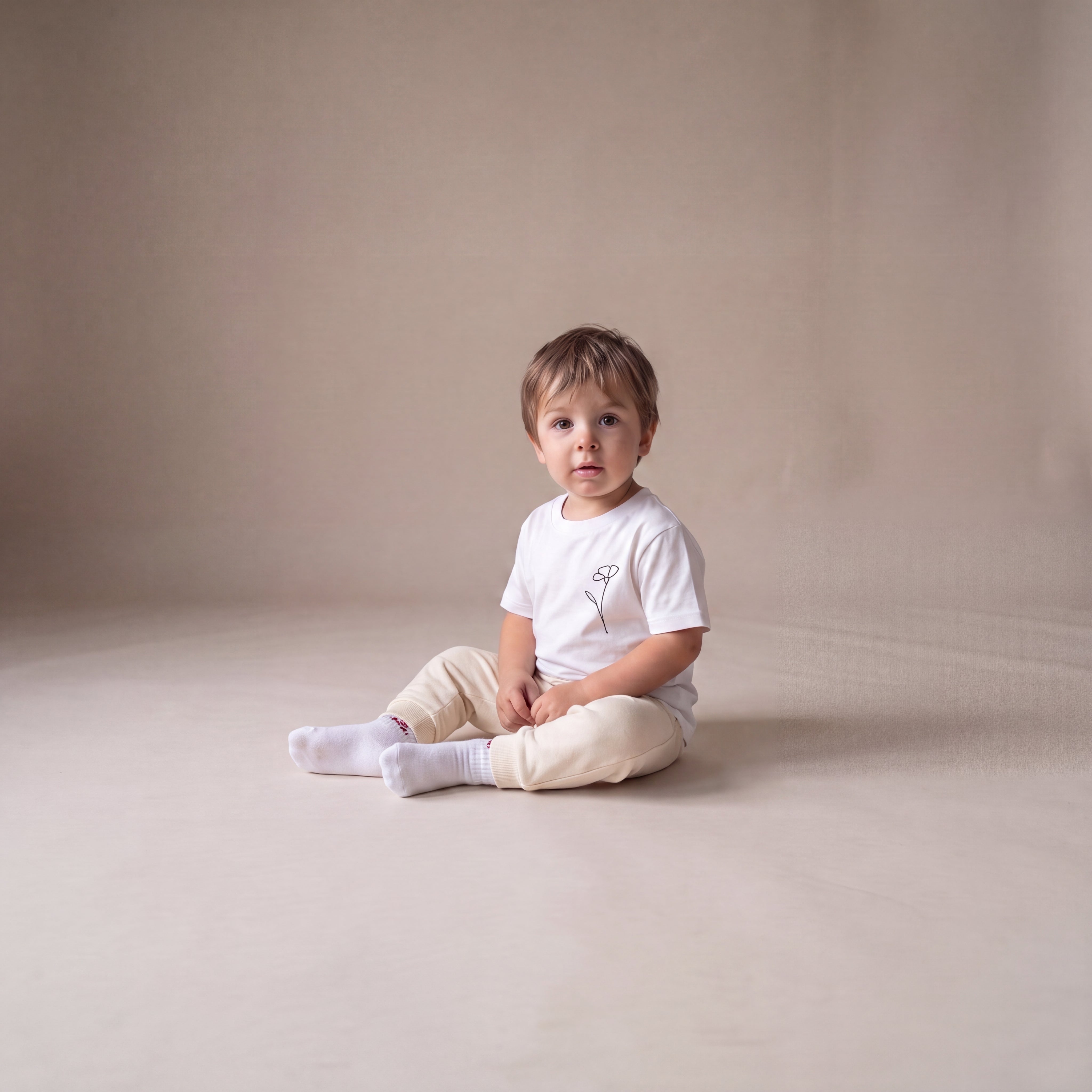 Wildflower – Set mit Off-White-Jogginghose (Baby)
