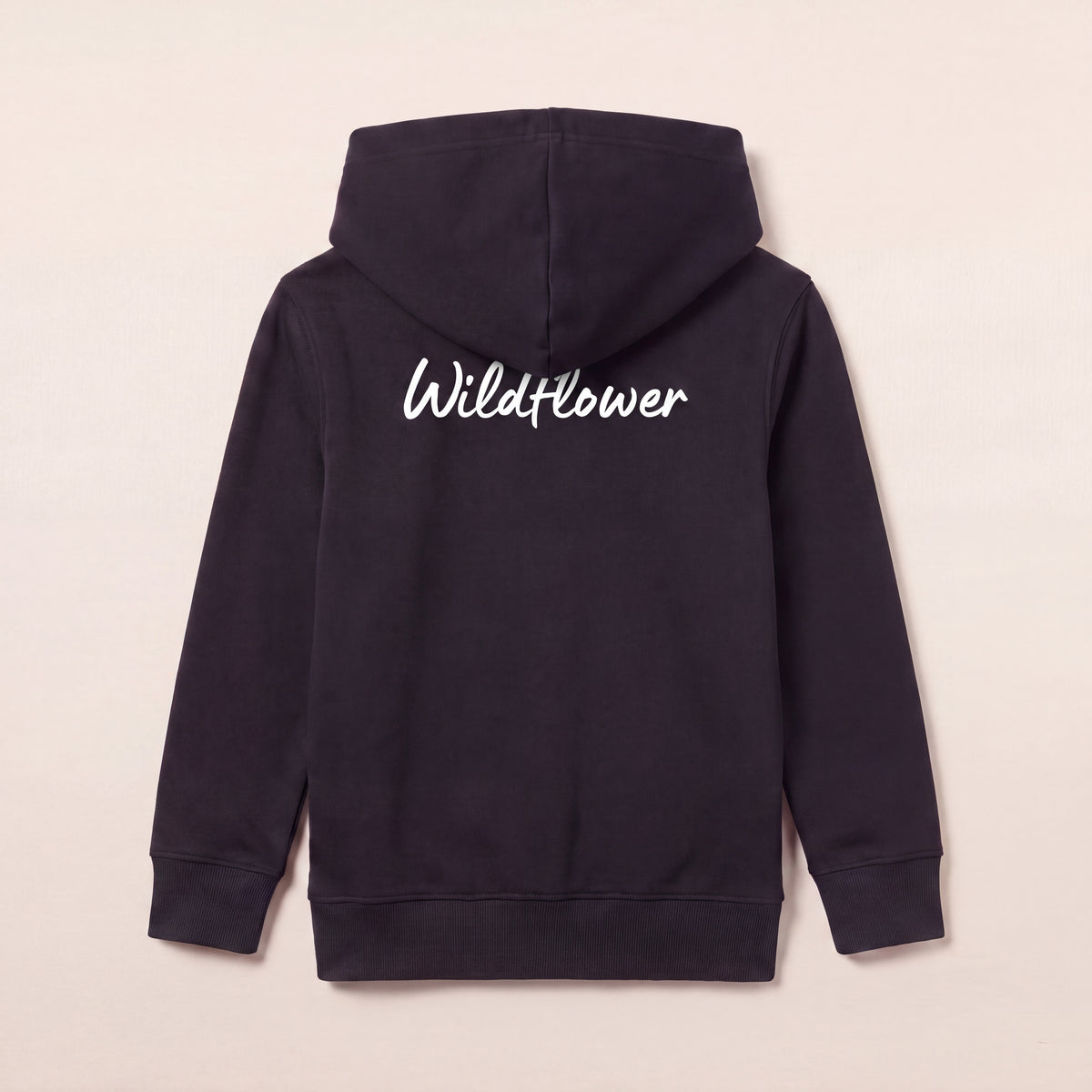 Wildflower – Zip-Hoodie – Packshot Rücken (C002/BABY)
