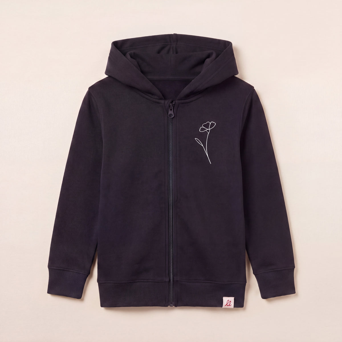 Wildflower – Zip-Hoodie – Packshot Front (C002/BABY)