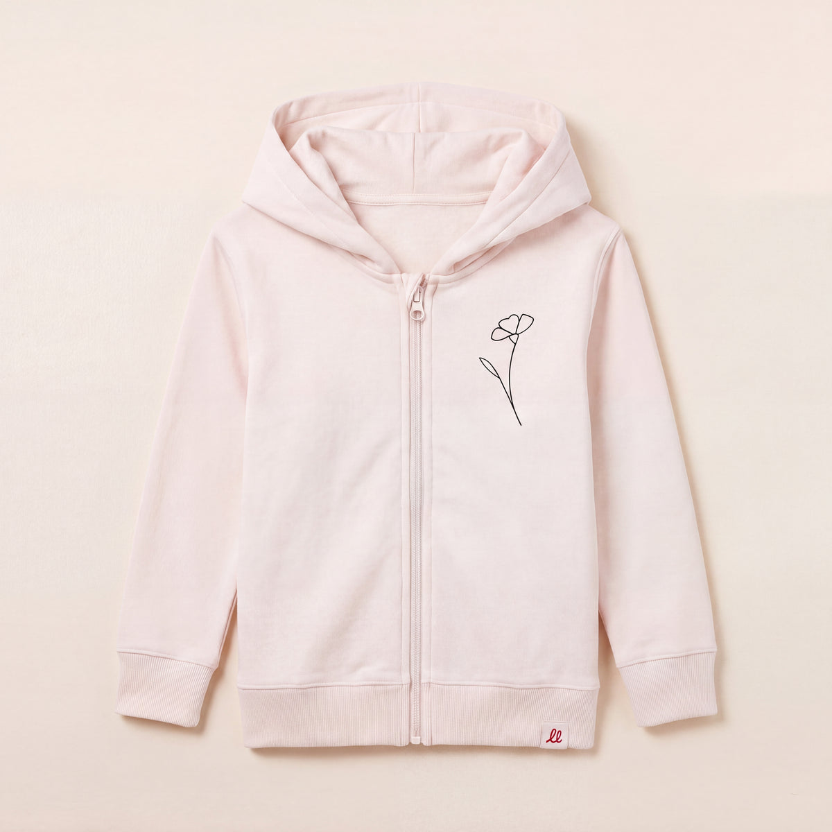 Wildflower – Zip-Hoodie – Packshot Front (C054/BABY)