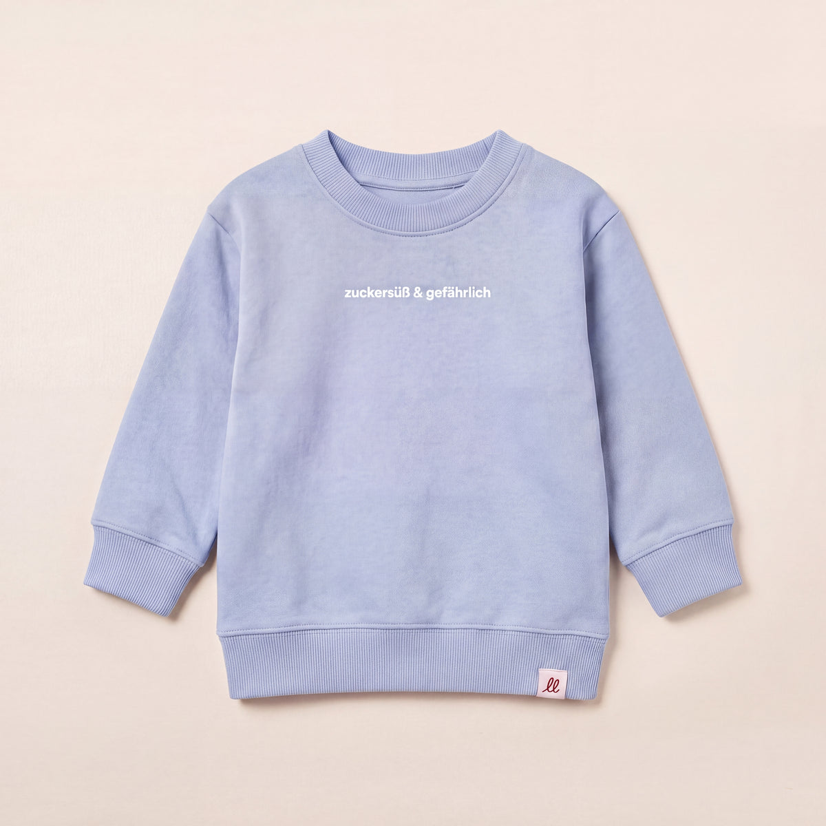 Zuckersüß & gefährlich – Sweatshirt – Packshot Front (C149/BABY)