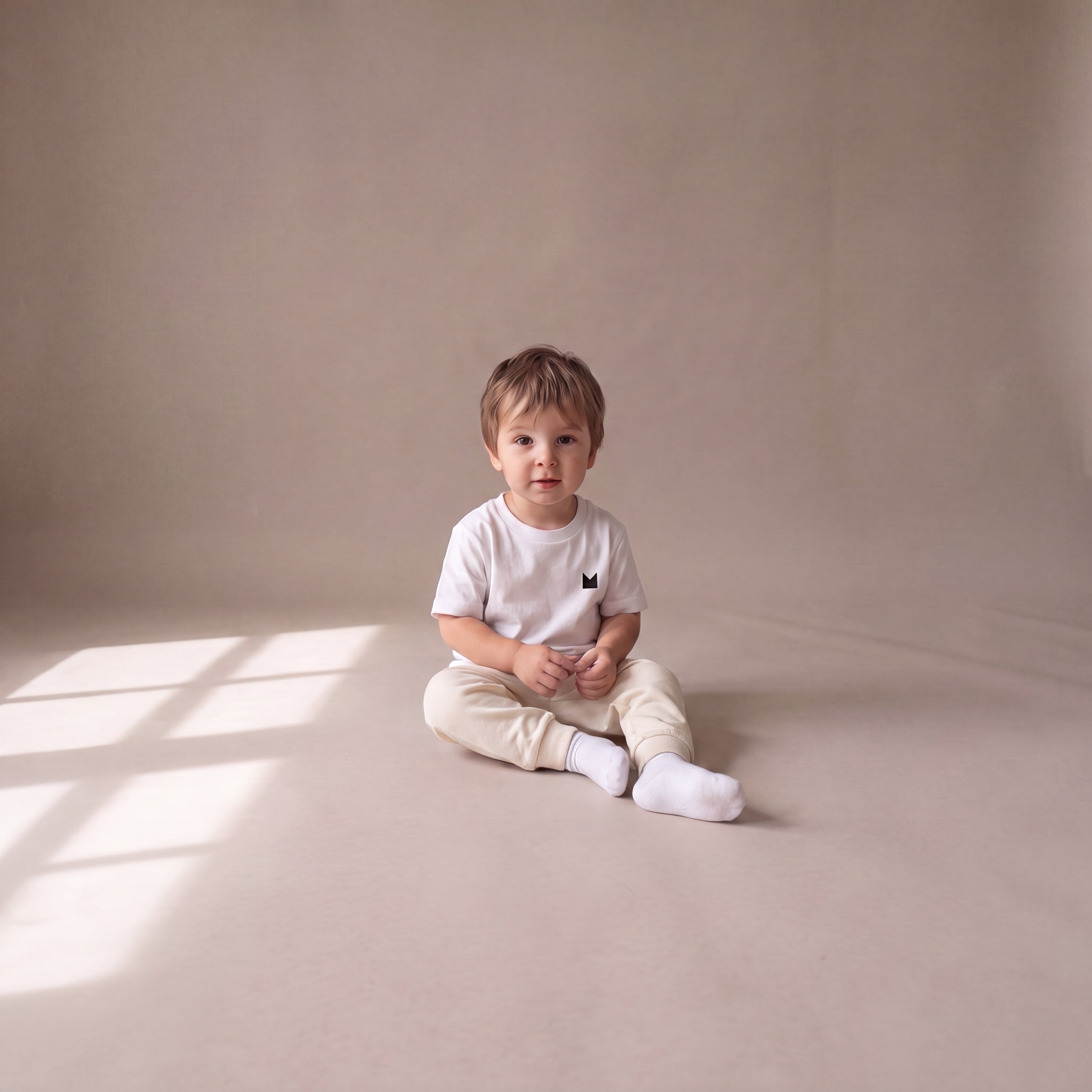 Mädchensache – Set mit Off-White-Jogginghose (Baby)